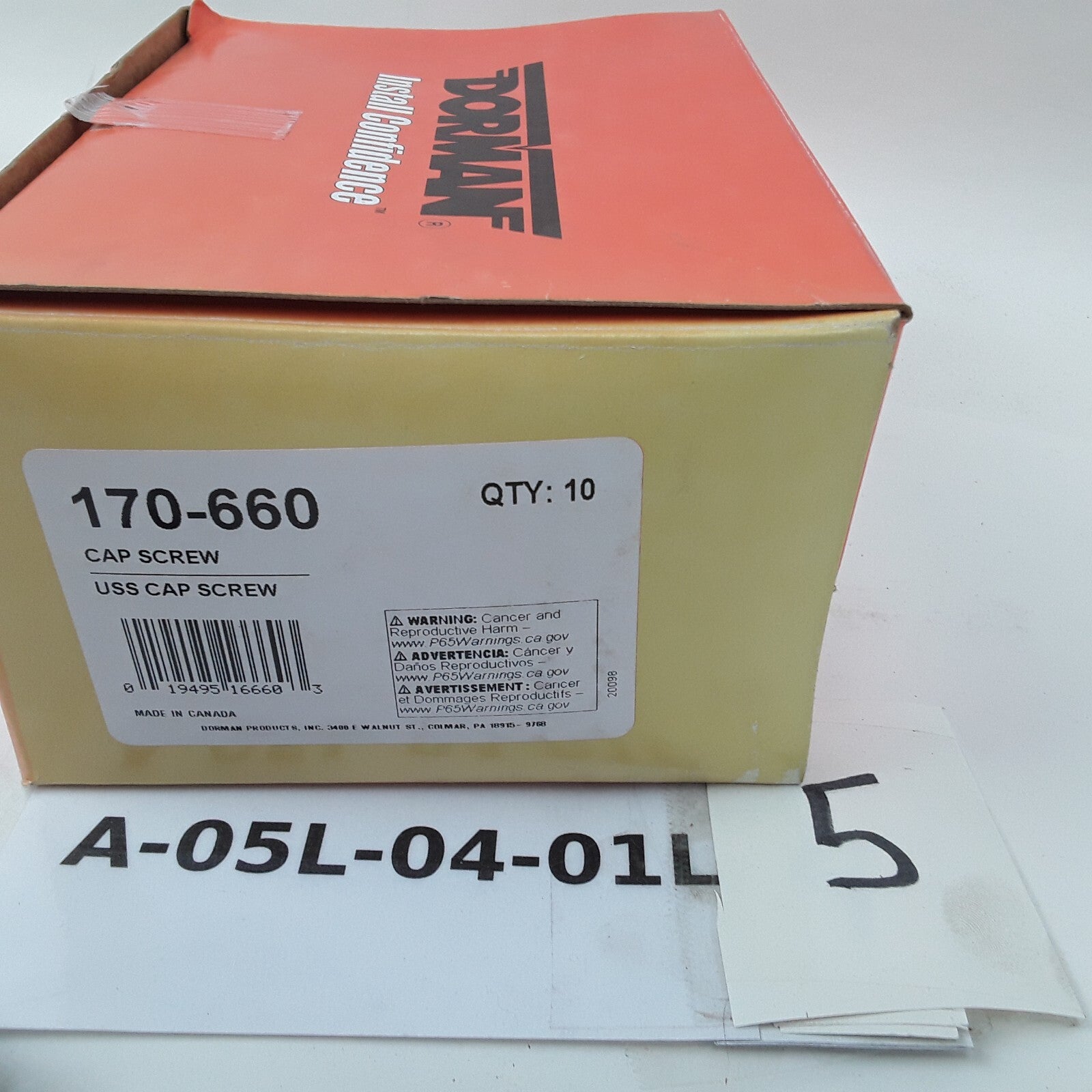 Multipurpose Car Truck Bolt Cap Screw-Hex Head-Grade 5- 5/8-11 x 6 In Pack of 10