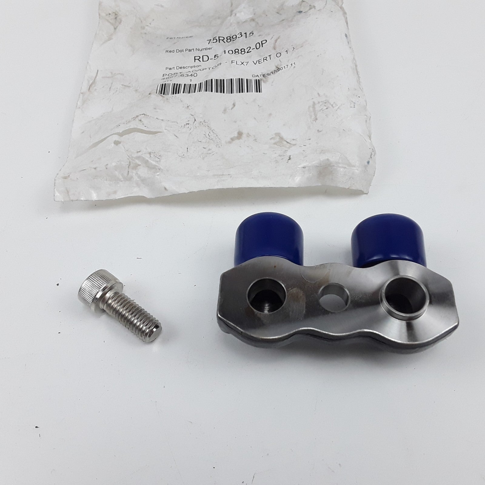 Red Dot 75R89315 Tube-O Discharge & Suction A/C Compressor Fitting Manifold FLX7