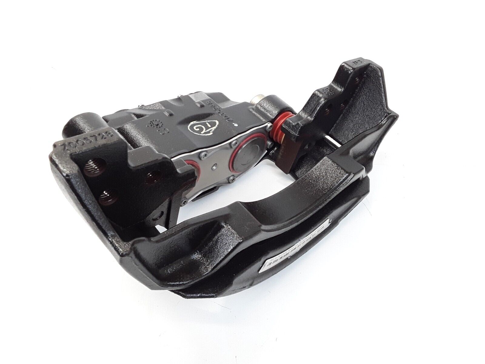 New Disc Brake Caliper Left Hand with Carrier Genuine Bendix K081143 NO CORE - HotCarParts