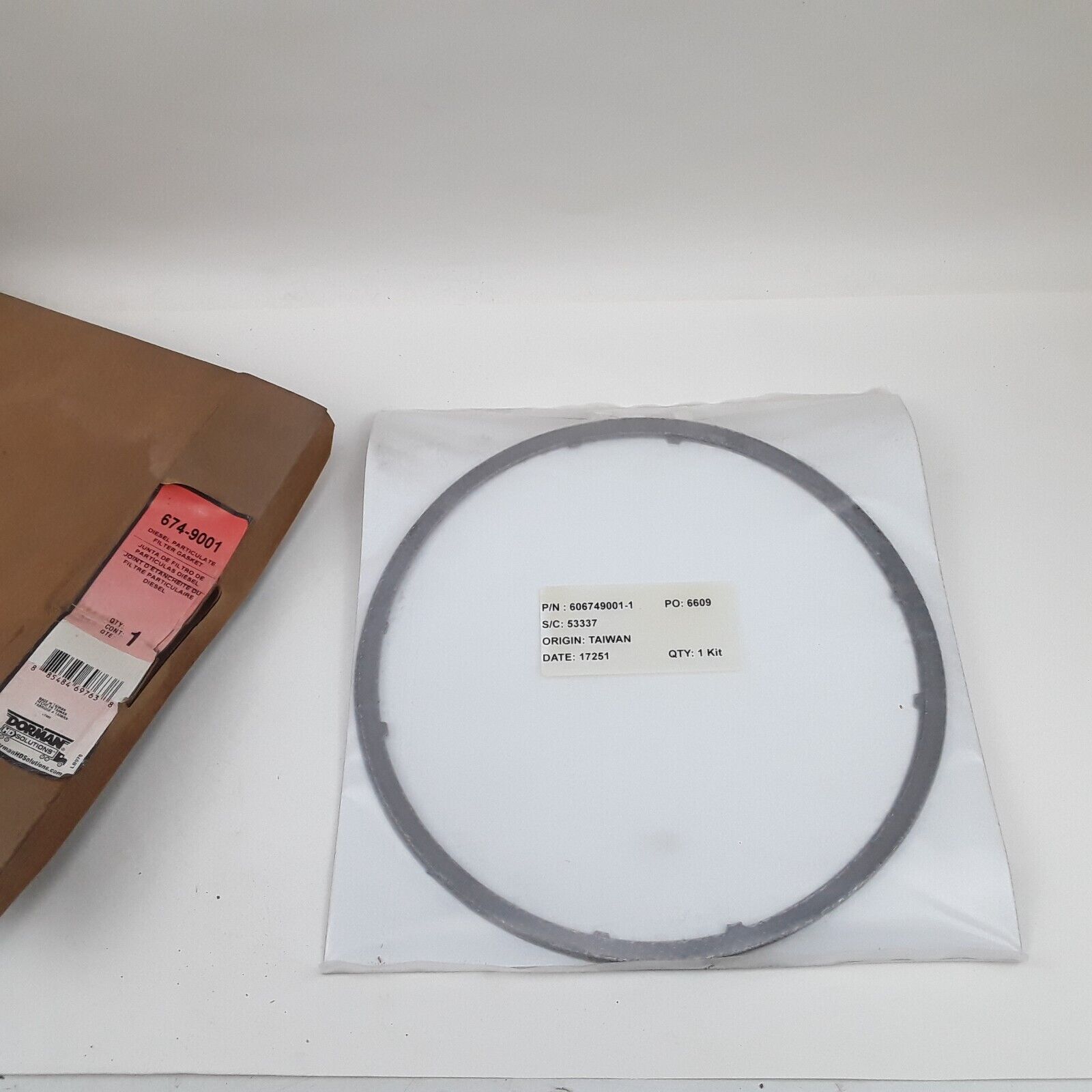 Diesel Particulate Filter (DPF) Gasket Fits Freightliner M2 106 2007 2008 09 10