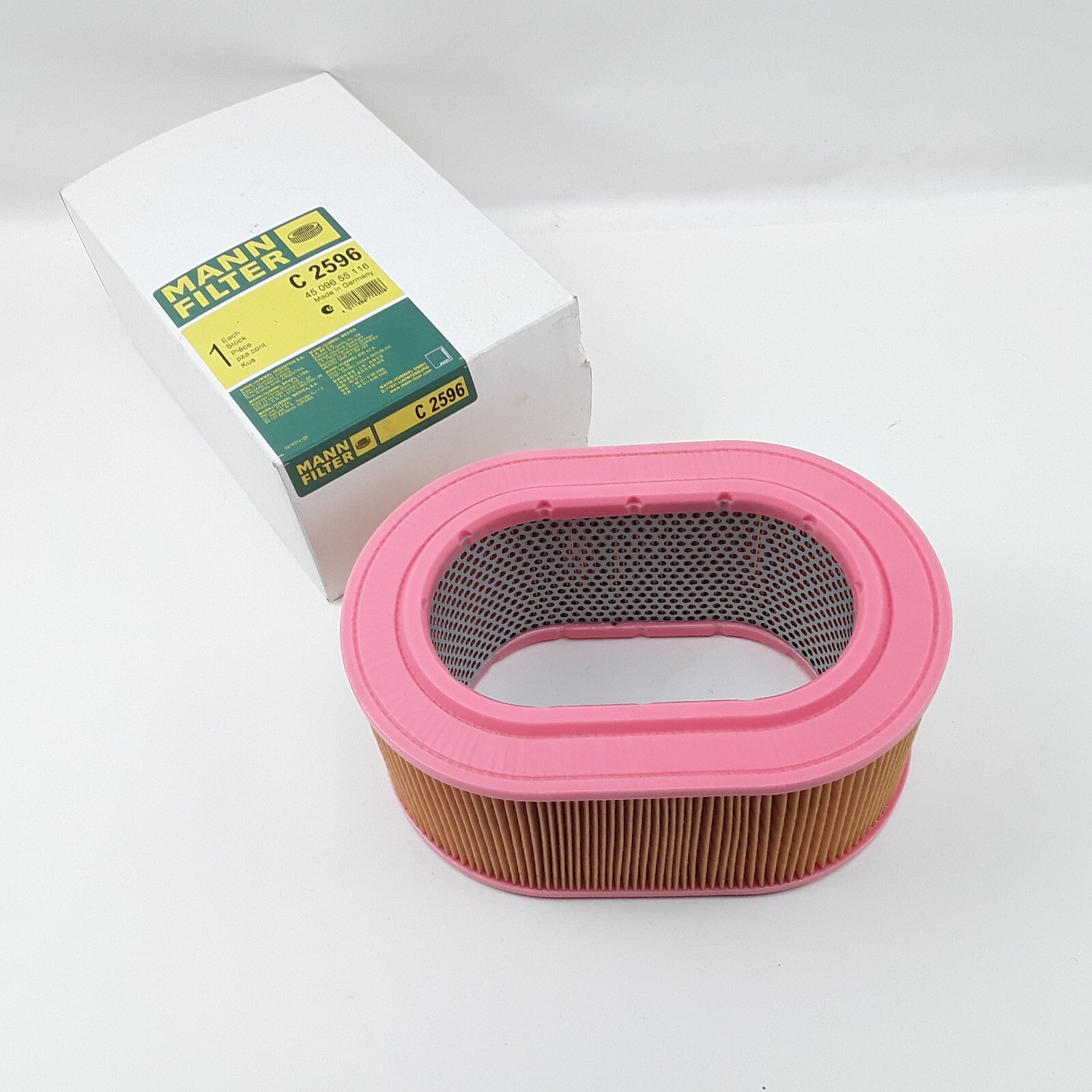 Mann-Filter C2596 Air Filter Fits Volvo 242 245 244 (1980 1981 1982 1983 1984)