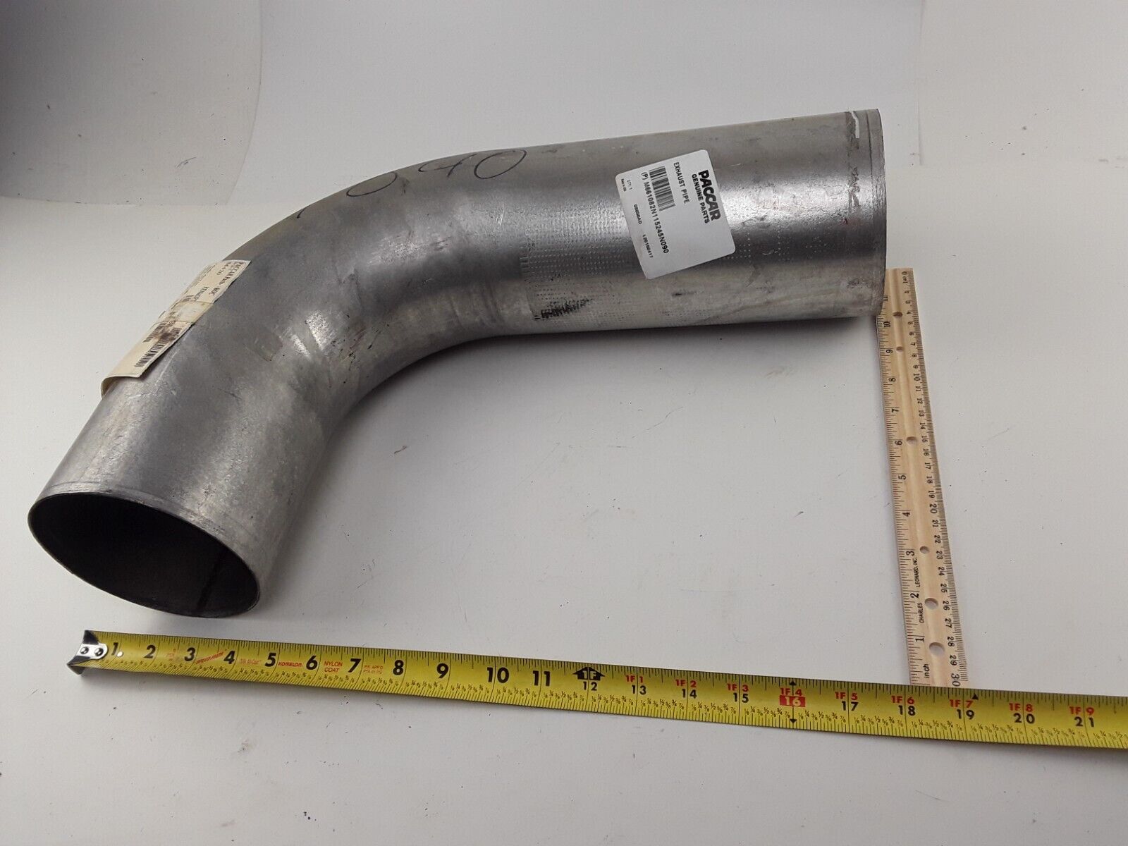 truck elbow exhaust pipe 90 degree 5" Steel M661082N115245N090 1082N115245N090 - HotCarParts