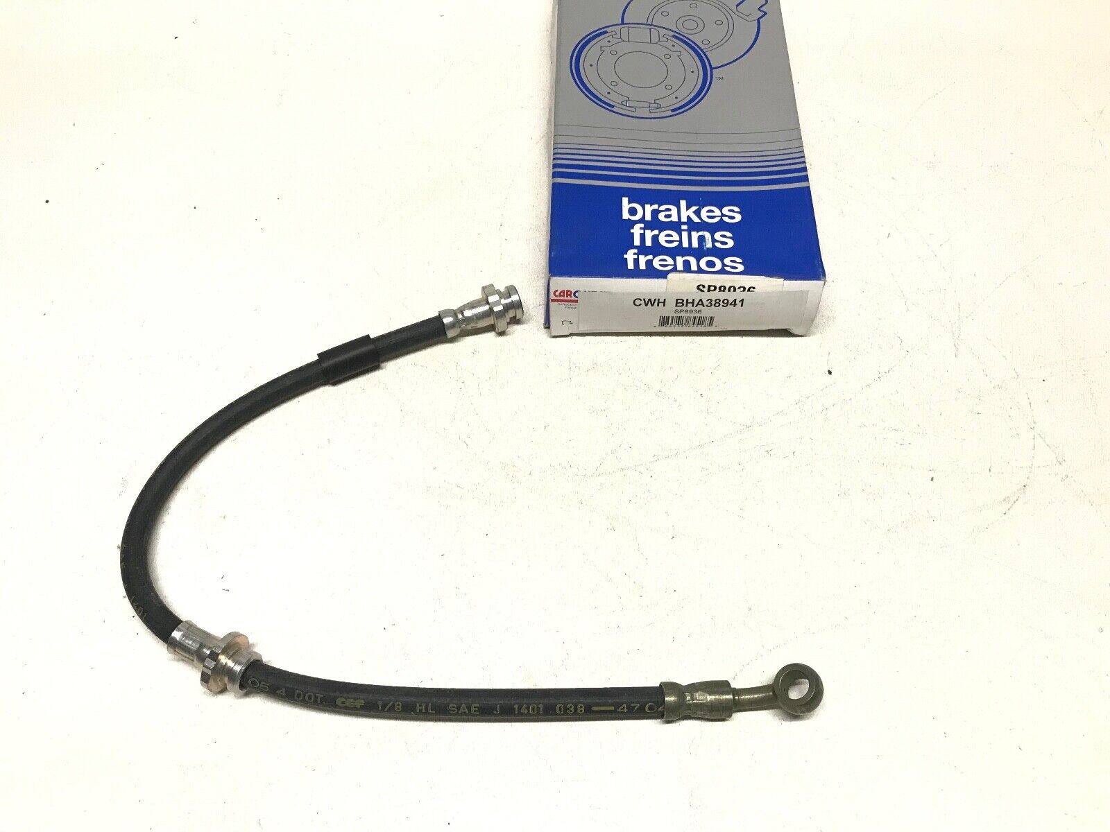 Brake Hydraulic Hose Front Left CARQUEST SP8936 for NX, Sentra FAST SHIPPING - HotCarParts