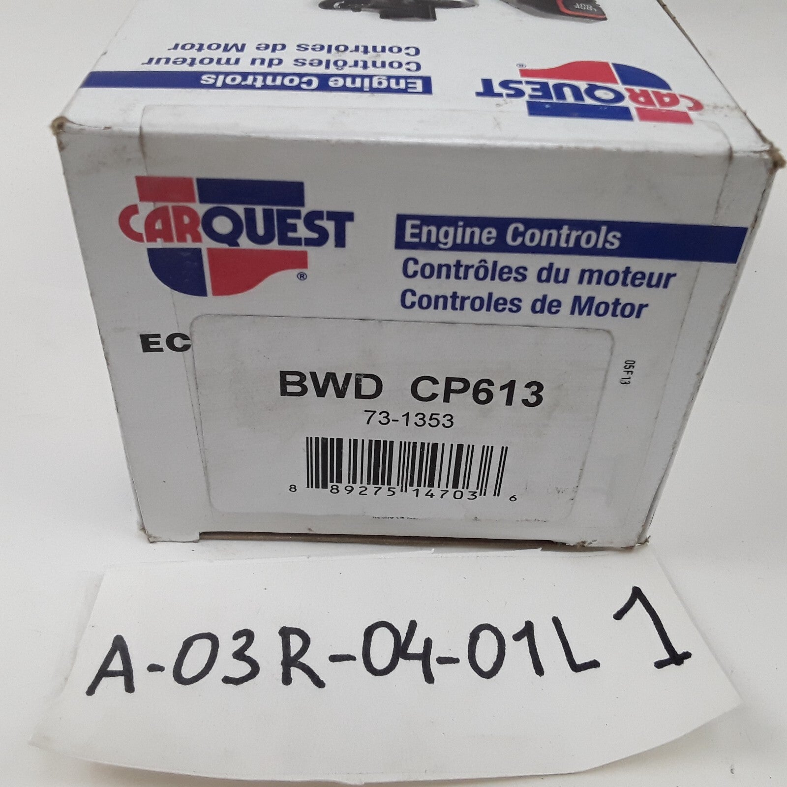 BWD CP613 Vapor Canister Purge Valve Fits Mazda Ford Mercury Lincoln (1997-2005)