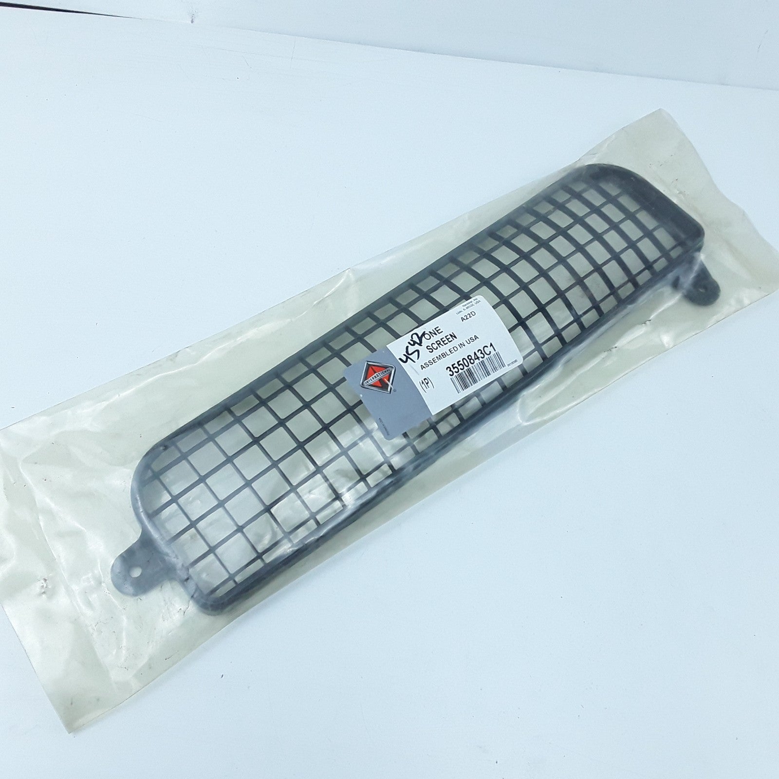 International 3550843C1 Air Intake Grille Green Screen For Navistar Trucks