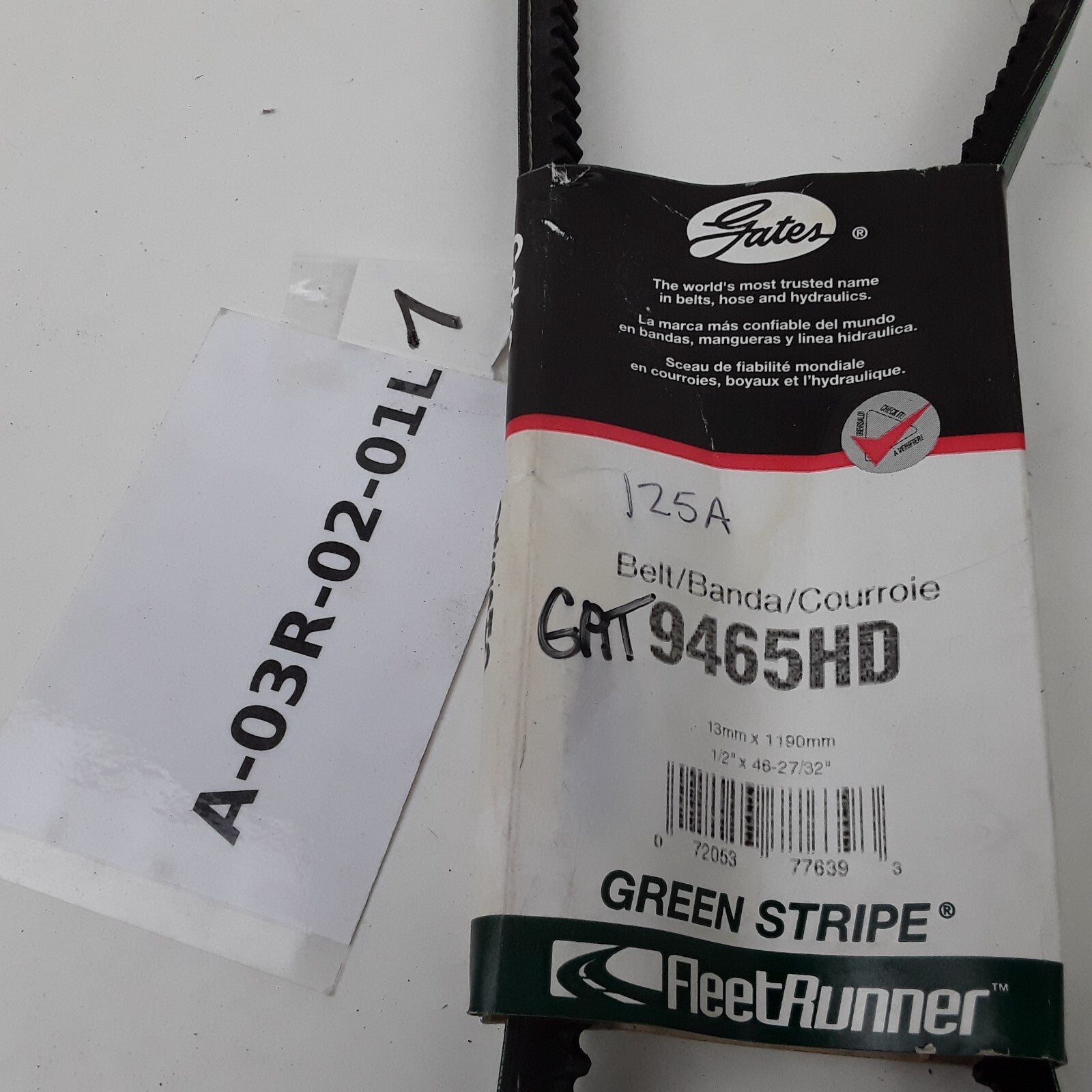 FleetRunner Heavy-Duty V-Belt Fits Ford B-600 GMC Astro Freightliner FL106 &More