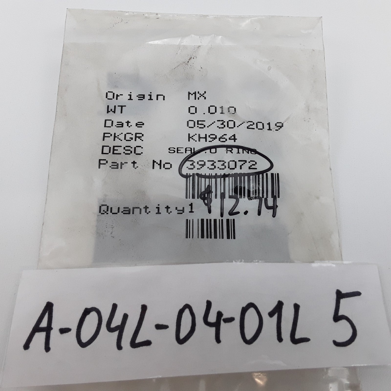 O Ring Seal Fits Engines KTA19GC CM558, KTA19 G CMEICS K123, ISB5.9G CM2180