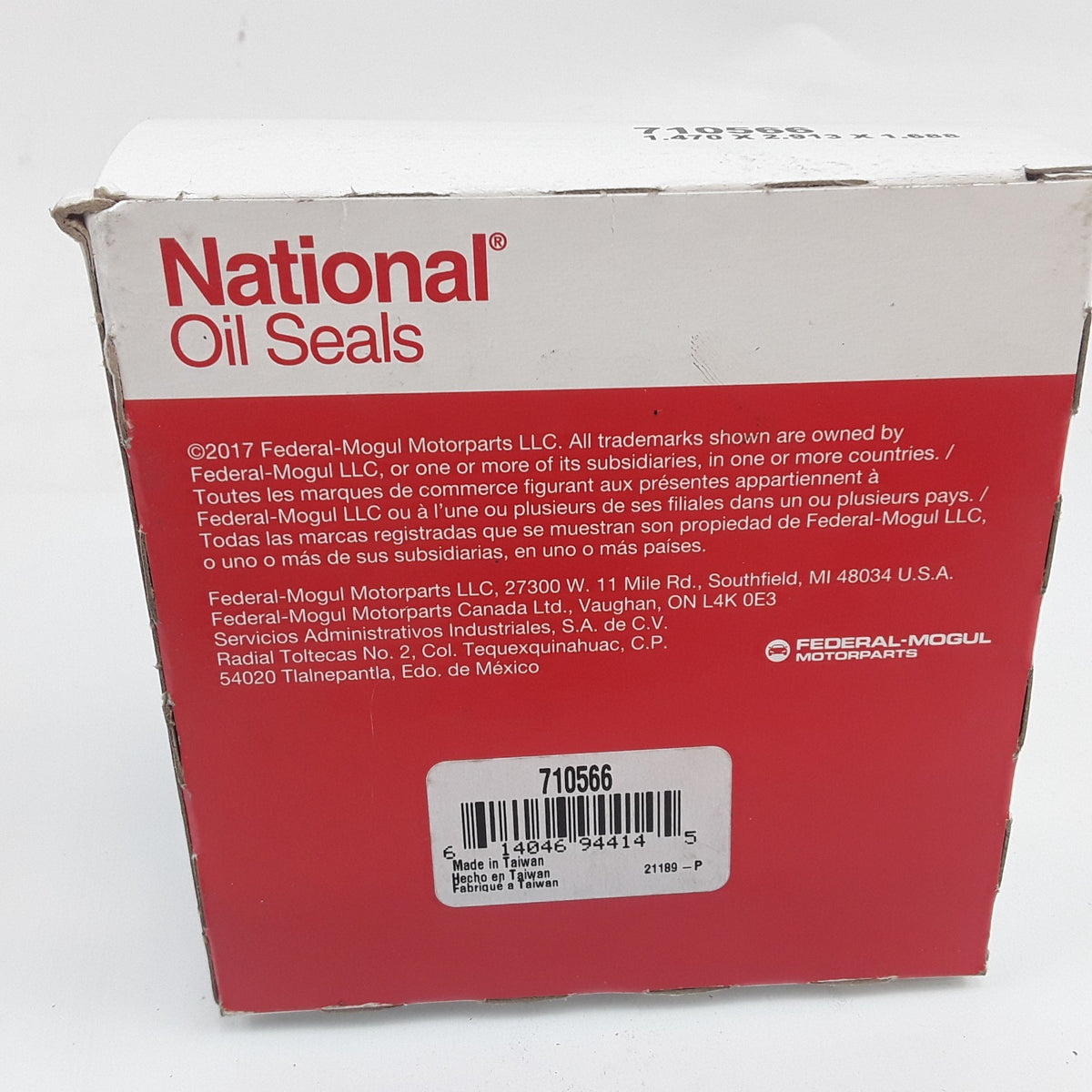 National Seals 710566 Drive Axle Shaft Seal Fits Dodge Ram 3500 2500 (2000-2002)