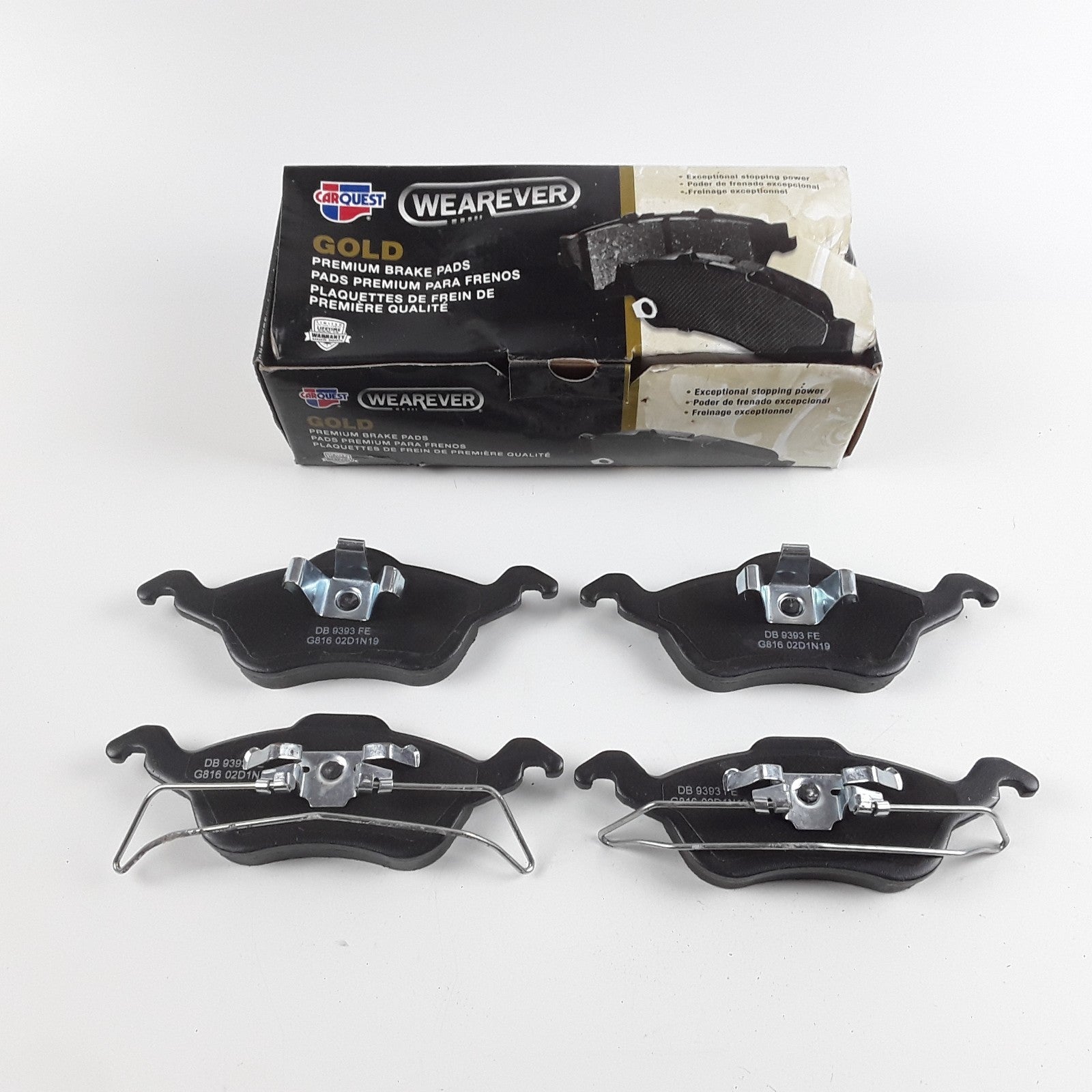 Front Disc Brake Pad Set Fits Ford Focus 2000 2001 2002 2003 2004