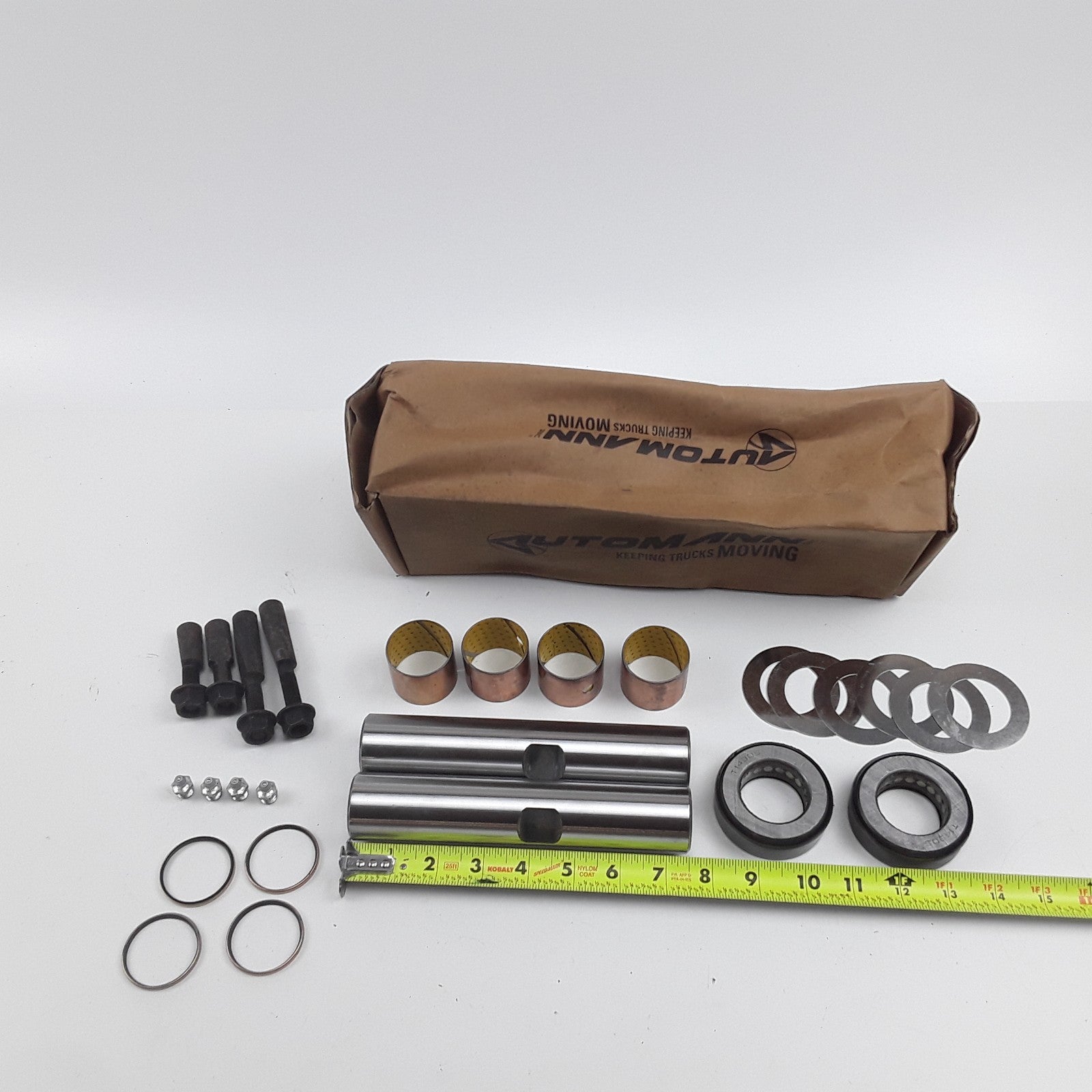Automann 460.530C - King Pin Kit - DD Type, Composite Bushing, 7.511” Length