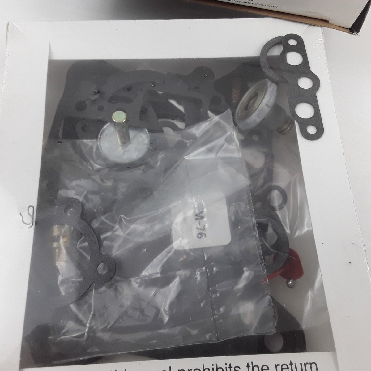 Carburetor Repair Kit Fits Ford F-350 F-250 Econoline Club Wagon 1982