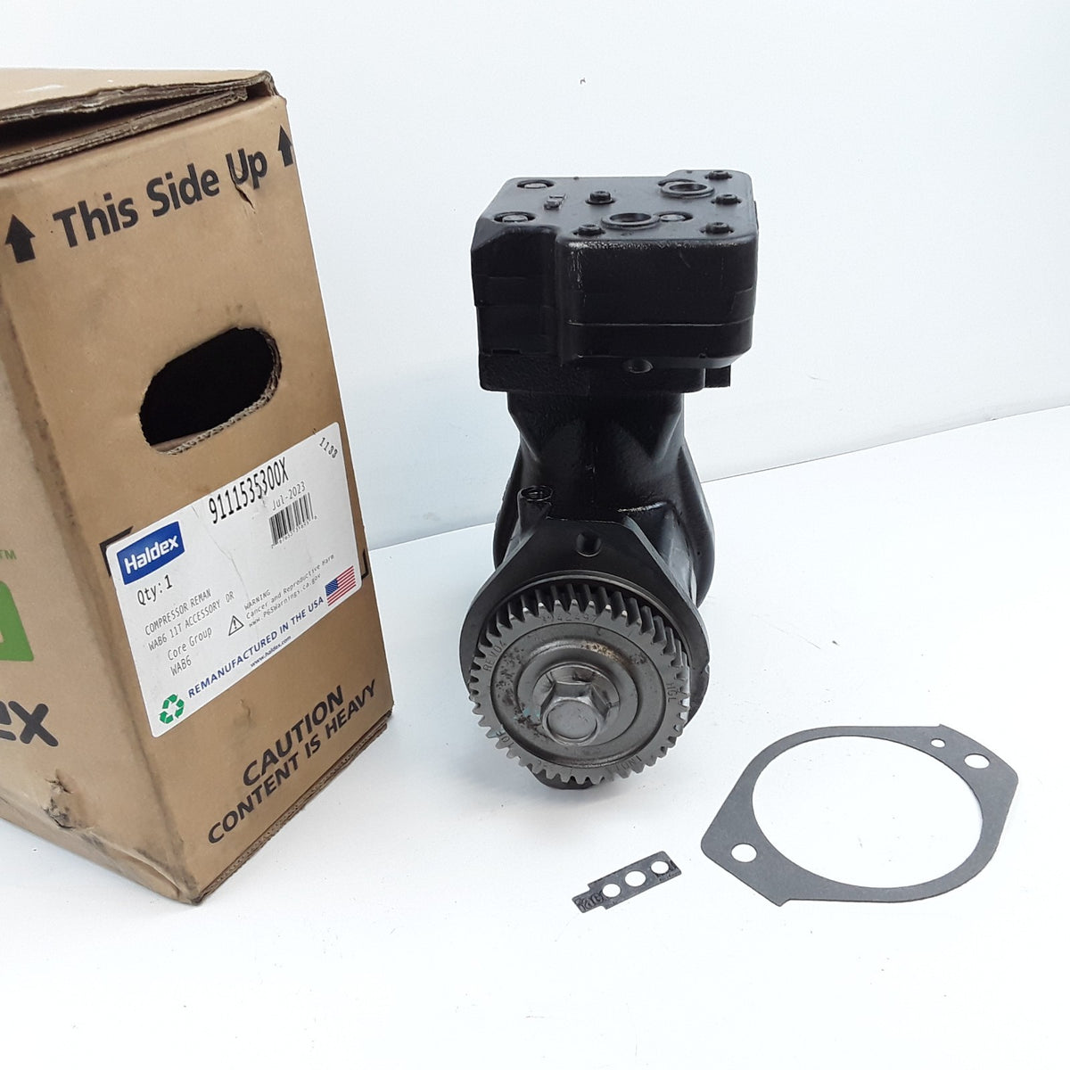Haldex 9111535300X Air Brake Compressor For Cummins ISC ISL NS318 Engine Models
