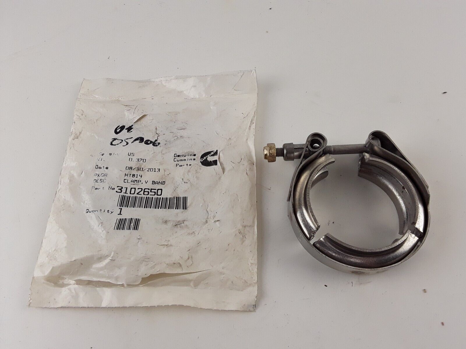 Genuine Cummins 3102650 V Band Exhaust Clamp FAST FREE SHIPPING - HotCarParts