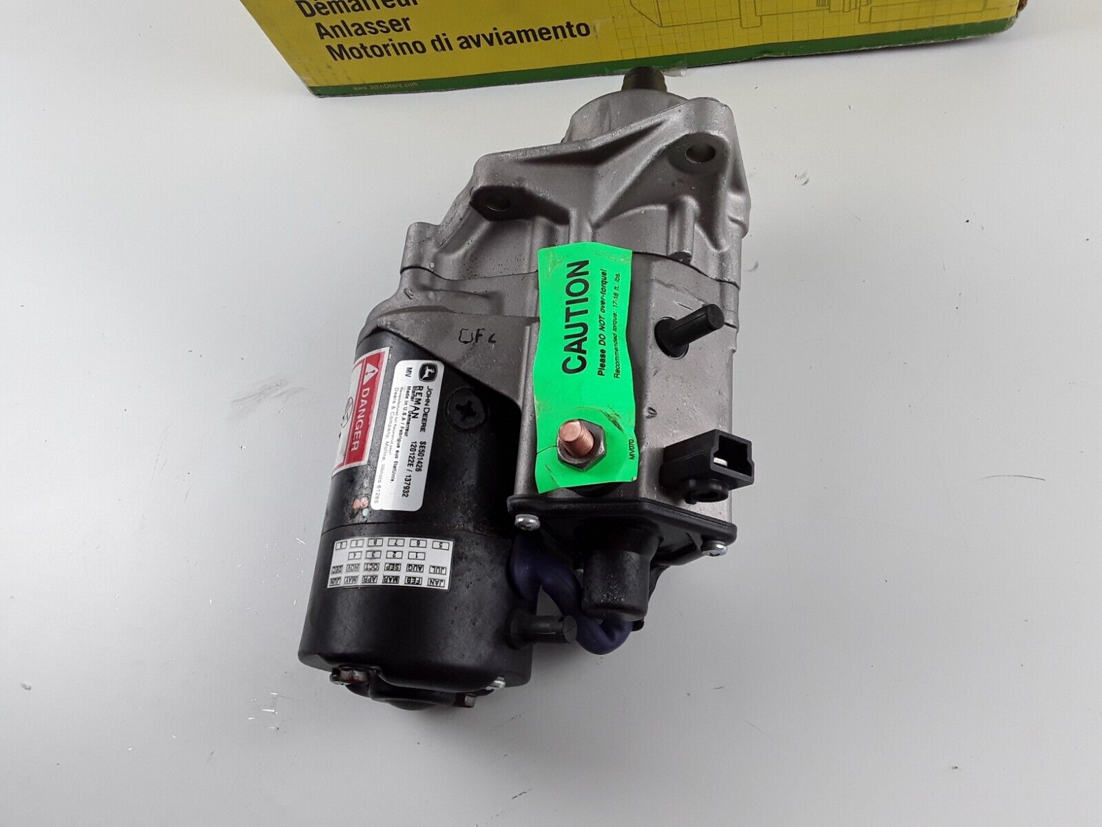 OEM John Deere Starter SE501426 4039 4045 4045DFM50 4045DFM70 4045TFM50 4239D - HotCarParts