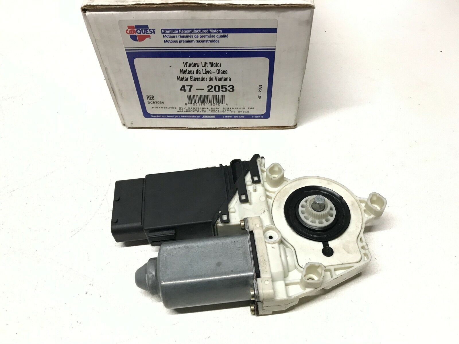 Power Window Motor Front Left CARQUEST 47-2053 Reman for Golf, Jetta, R32 FAST S - HotCarParts