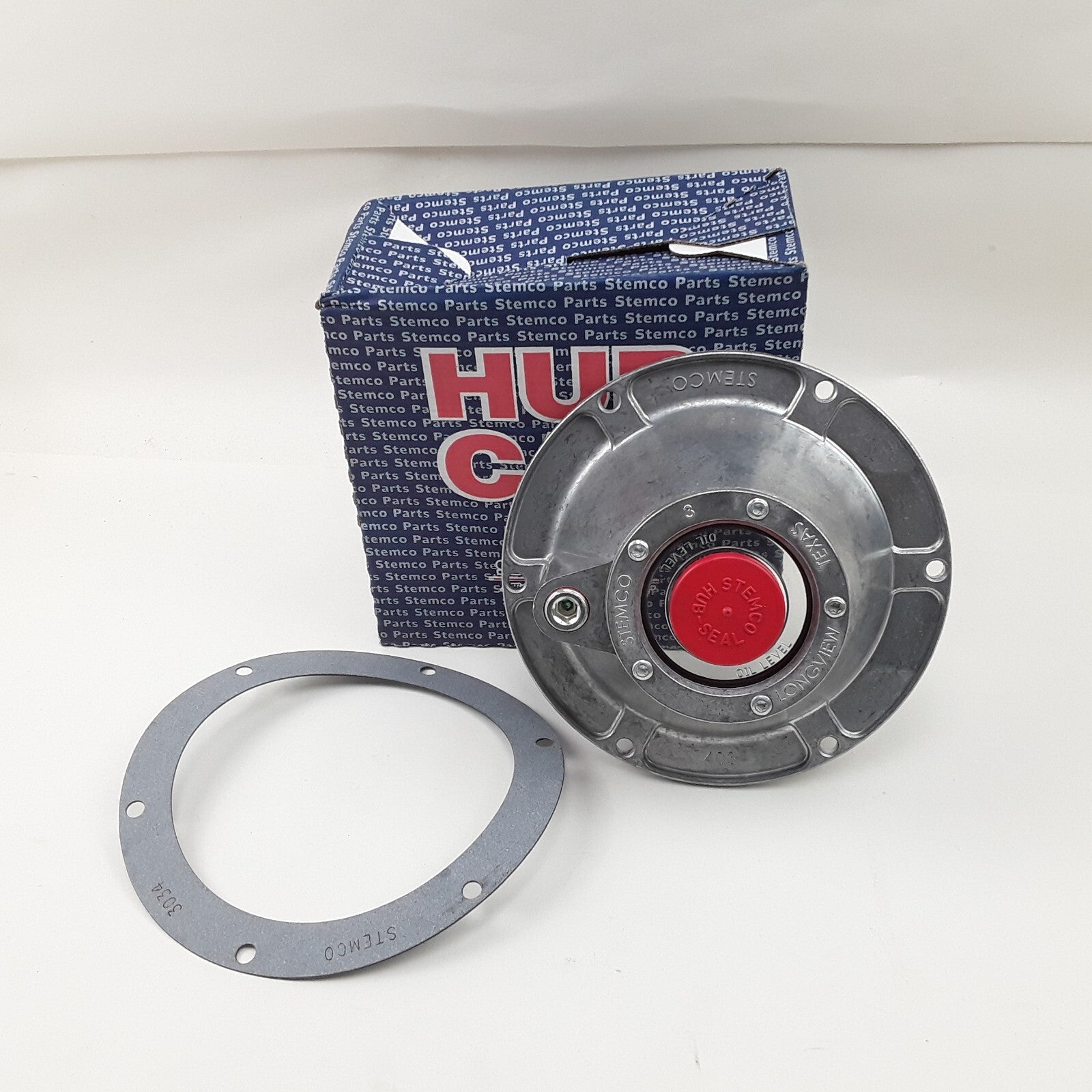 Stemco 343-4034 Hub Cap with Pipe Plug Fits Heavy Duty Trucks Trailers and Buses