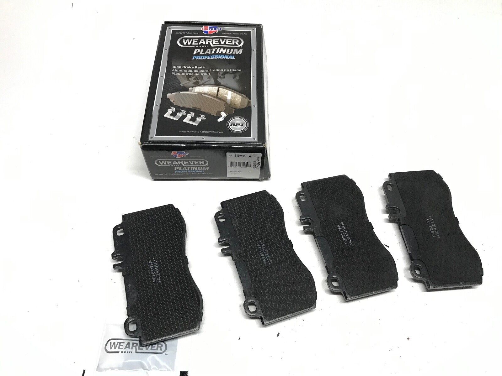 Disc Brake Pad Set Ceramic Front for Mercedes E550 2010 2011 2015 2016 CARQUEST - HotCarParts