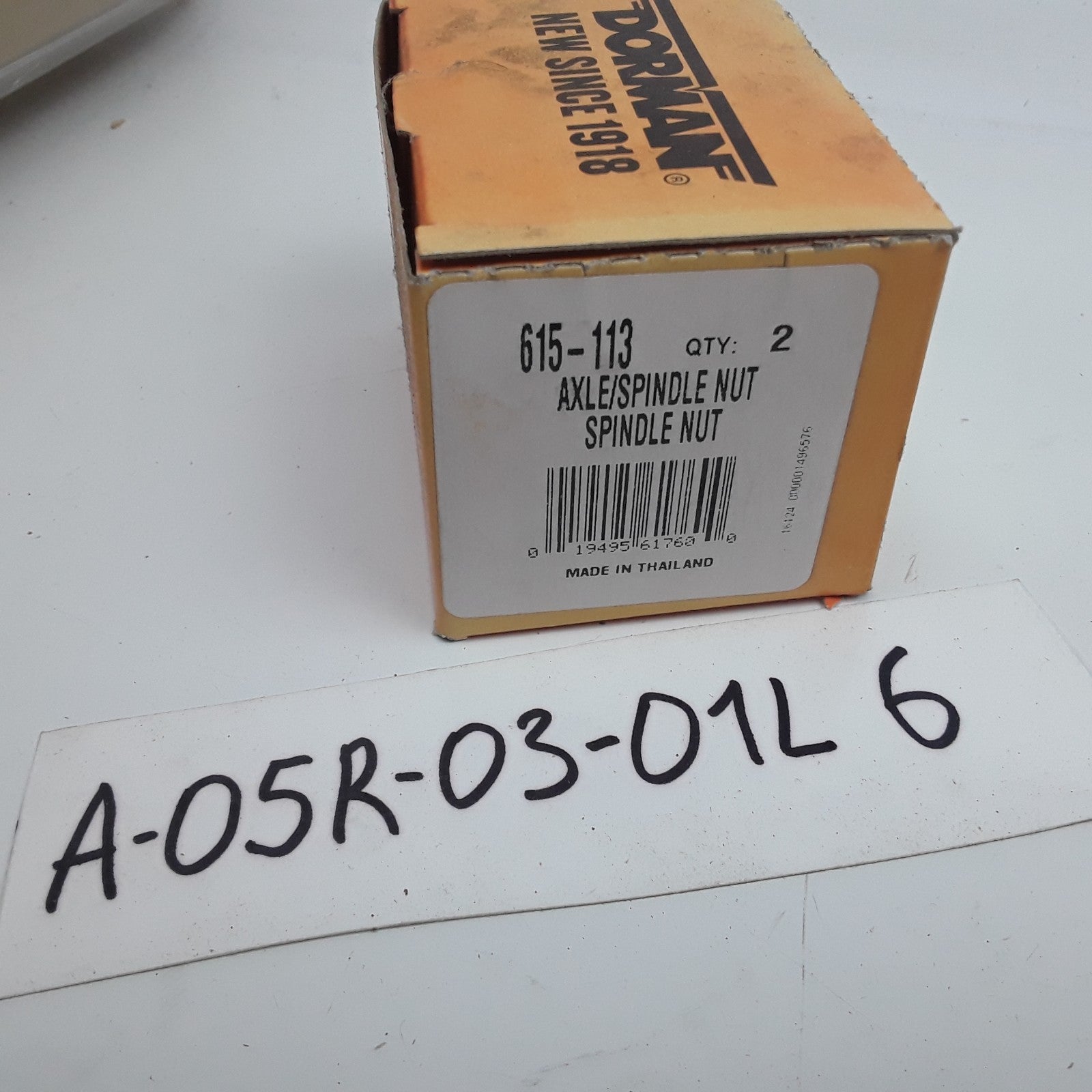 Dorman 615-113 Spindle Nut Fits Nissan Tsuru Axxess INFINITI J30 I30 (1985-2001)