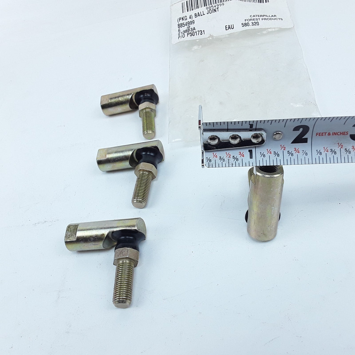 Shift Linkage Ball Joints Fits Caterpillar Forest Products Set of 4pcs 8854999