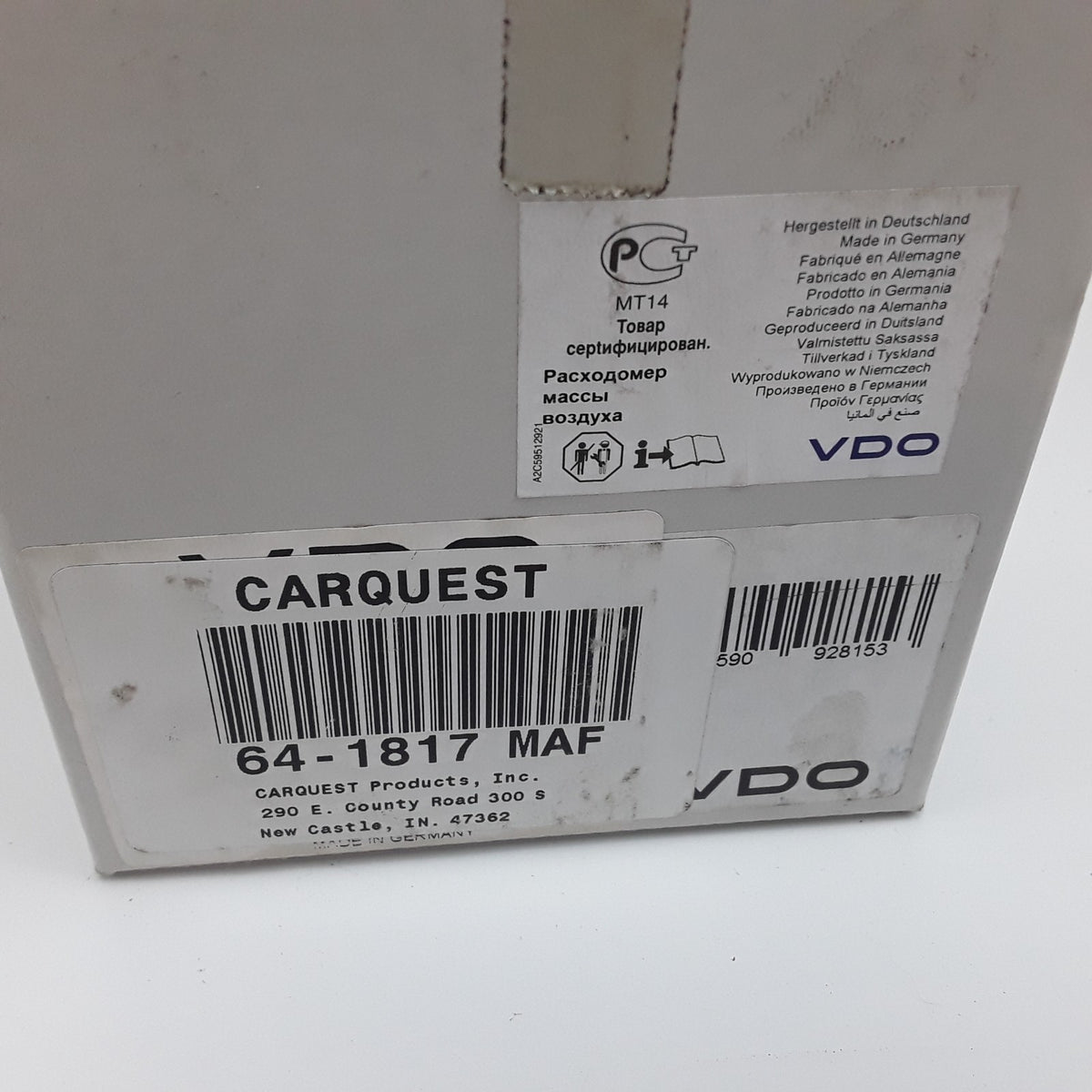 VDO A2C59511576 Mass Airflow Sensor Fits BMW X3 325Ci 325i Z4 (2003 2004-2006)