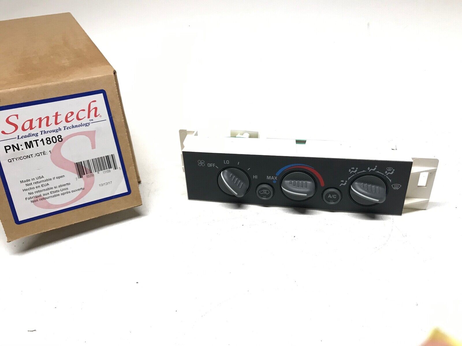 HVAC Control Panel Santech Industries MT1808 for Chevrolet, GMC FAST SHIPPING - HotCarParts