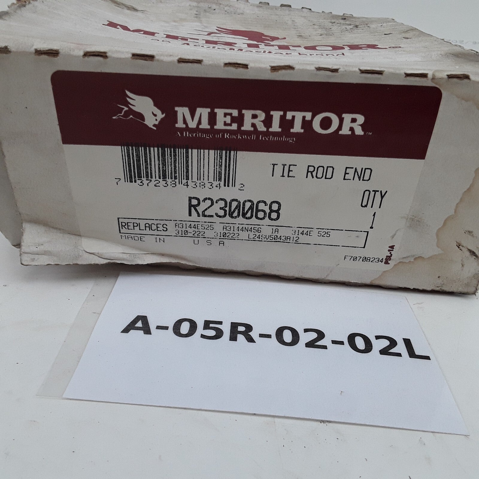 Meritor R230068 Left Right Durable Front Axle Steering Tie Rod End