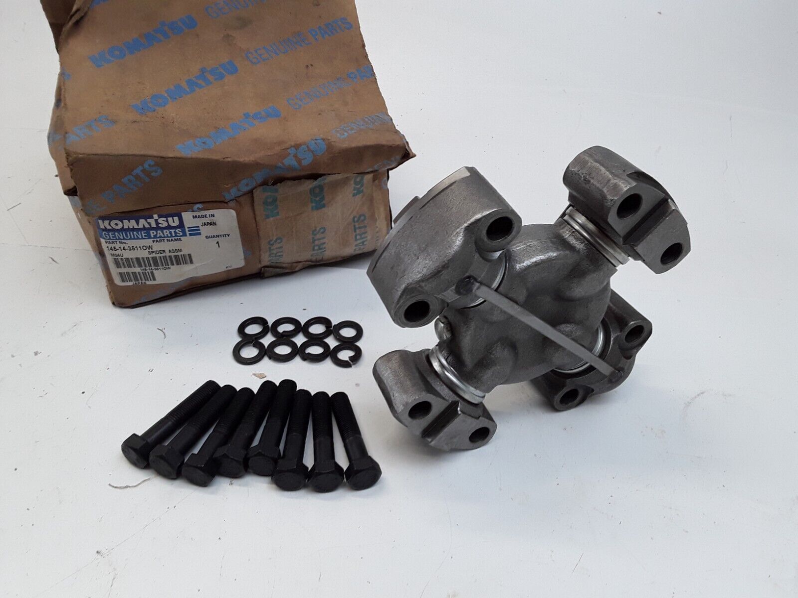 GENUINE OEM Komatsu 145-14-35110W SPIDER & BEARING KIT 145-14-35110, 1451400190 - HotCarParts