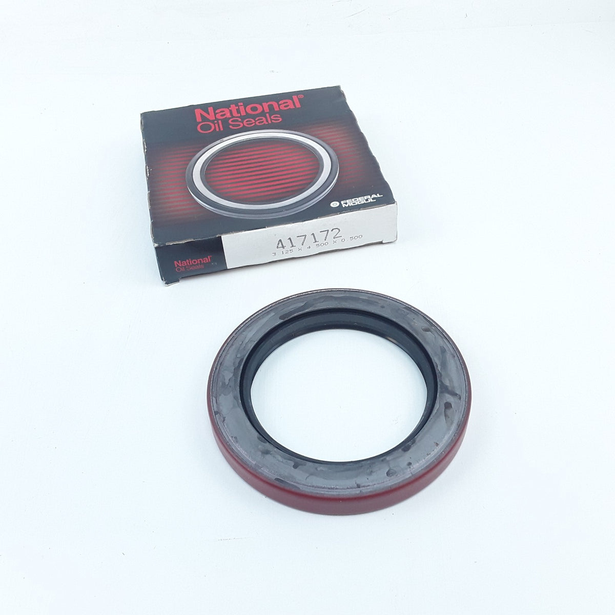 National Seals 417172 Industrial Multi-Purpose Oil Seal 3.125 x 4.500 x 0.500