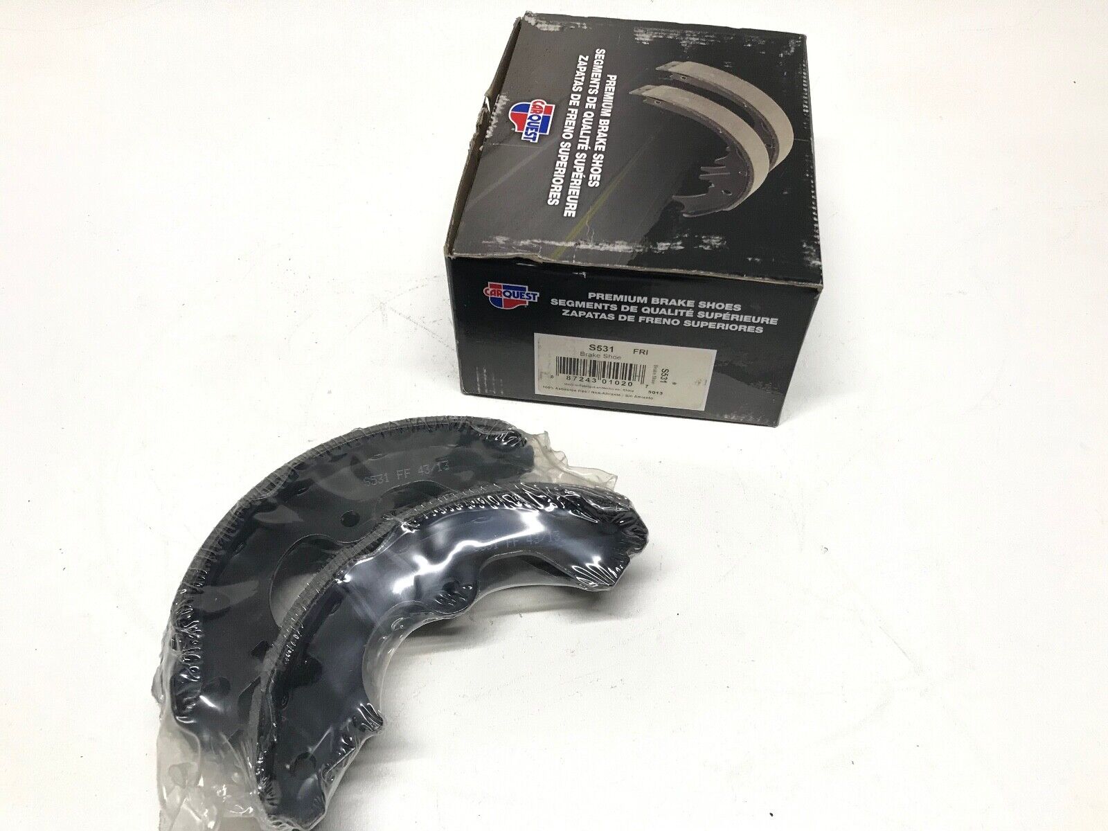 Drum Brake Shoe Rear CARQUEST S531 for Toyota Tercel FAST SHIPPING - HotCarParts