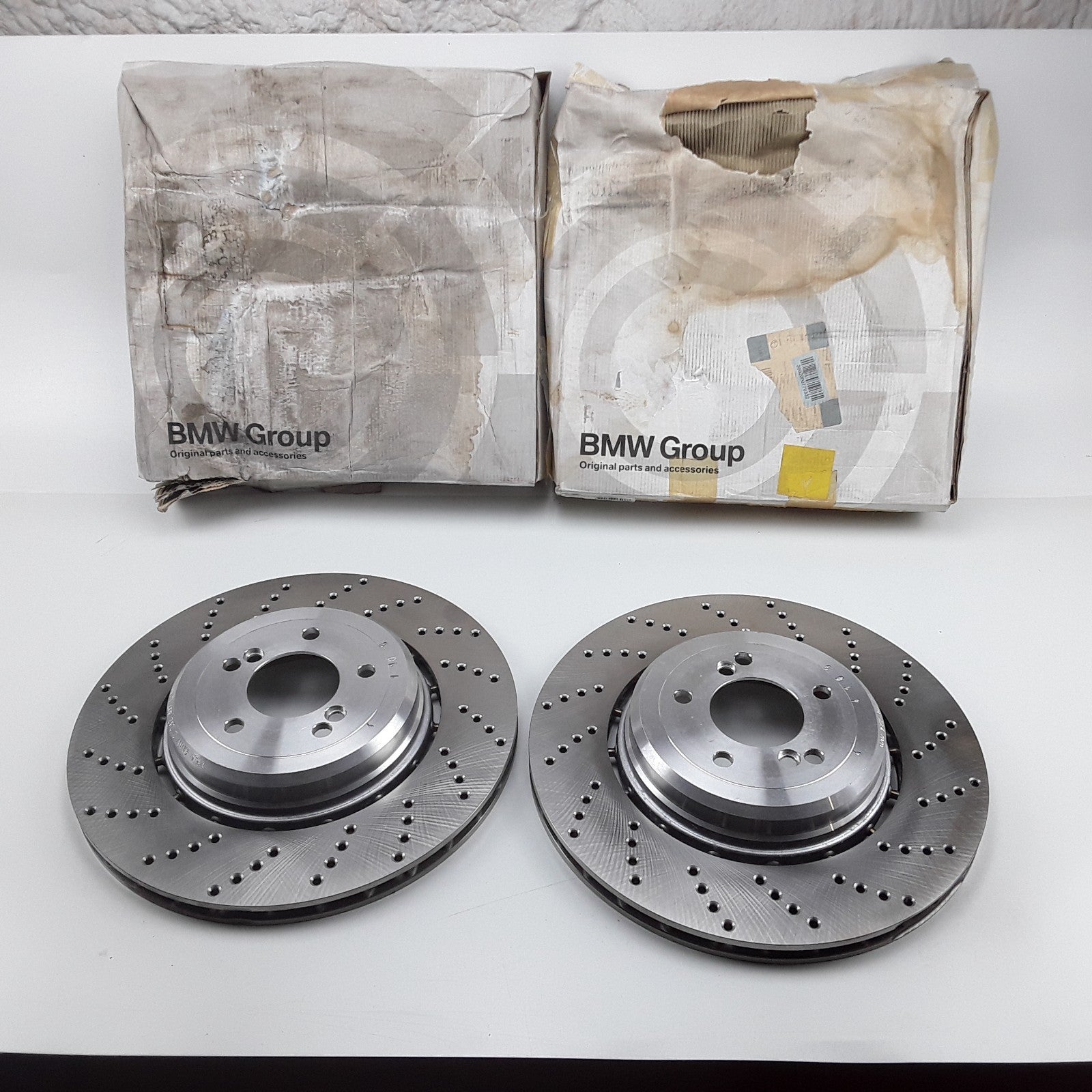 Genuine Rear Brake Rotor Kit Fits BMW M6 M5 2006 2007 2008 2009 2010 2011