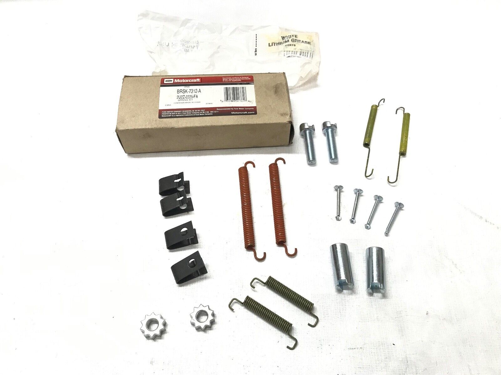 Drum Brake Adjusting Spring Kit Rear Motorcraft BRSK-7312A - HotCarParts