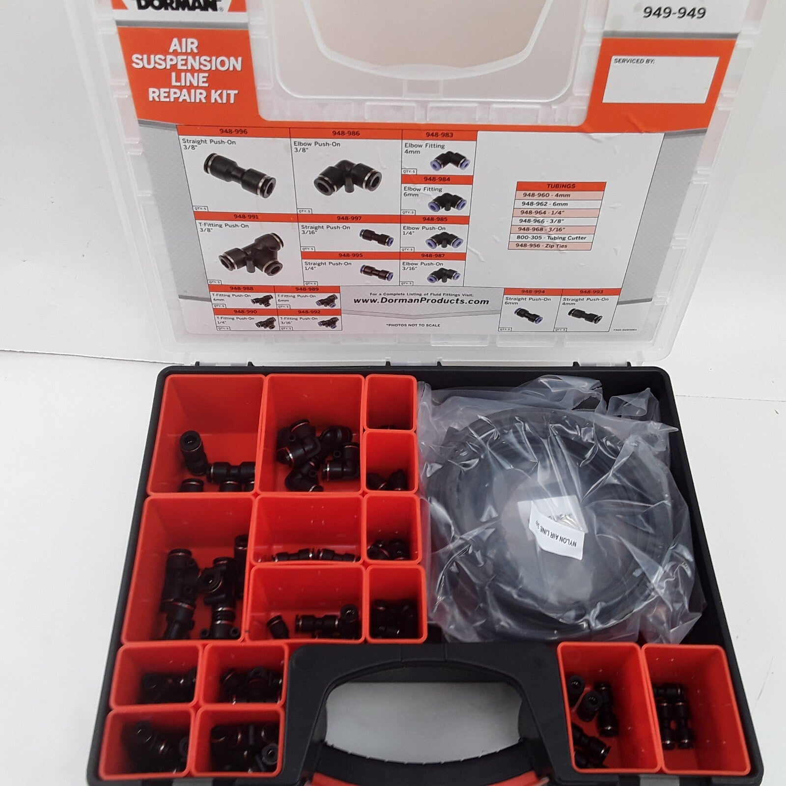 Trailer Truck Air Suspension Compressor Line Hose Repair Kit Length 419 mm