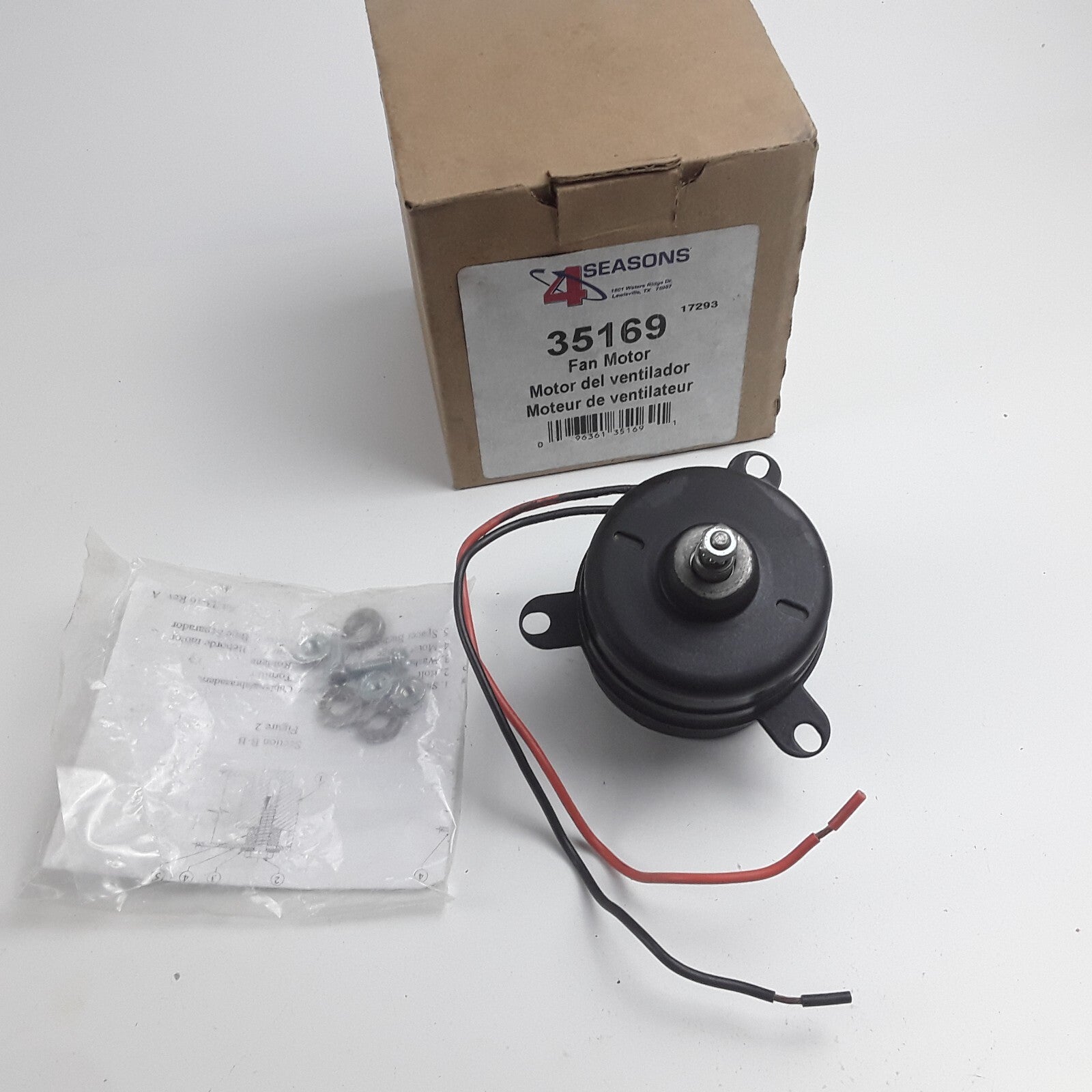 Four Seasons 35169 Condenser Fan Motor For Mazda 626 Miata (1999 2000 2001-2005)