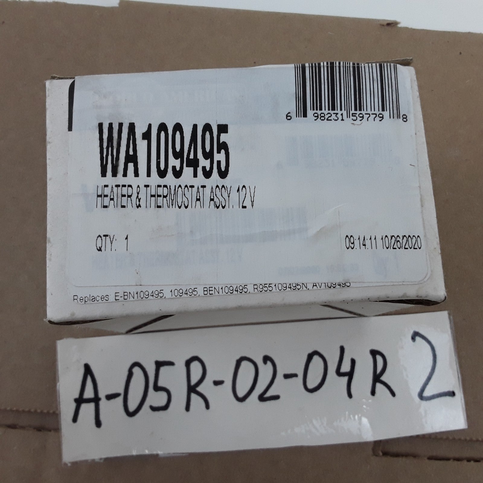 World American WA109495 Air Brake Dryer Heater Assembly For Euclid Applications