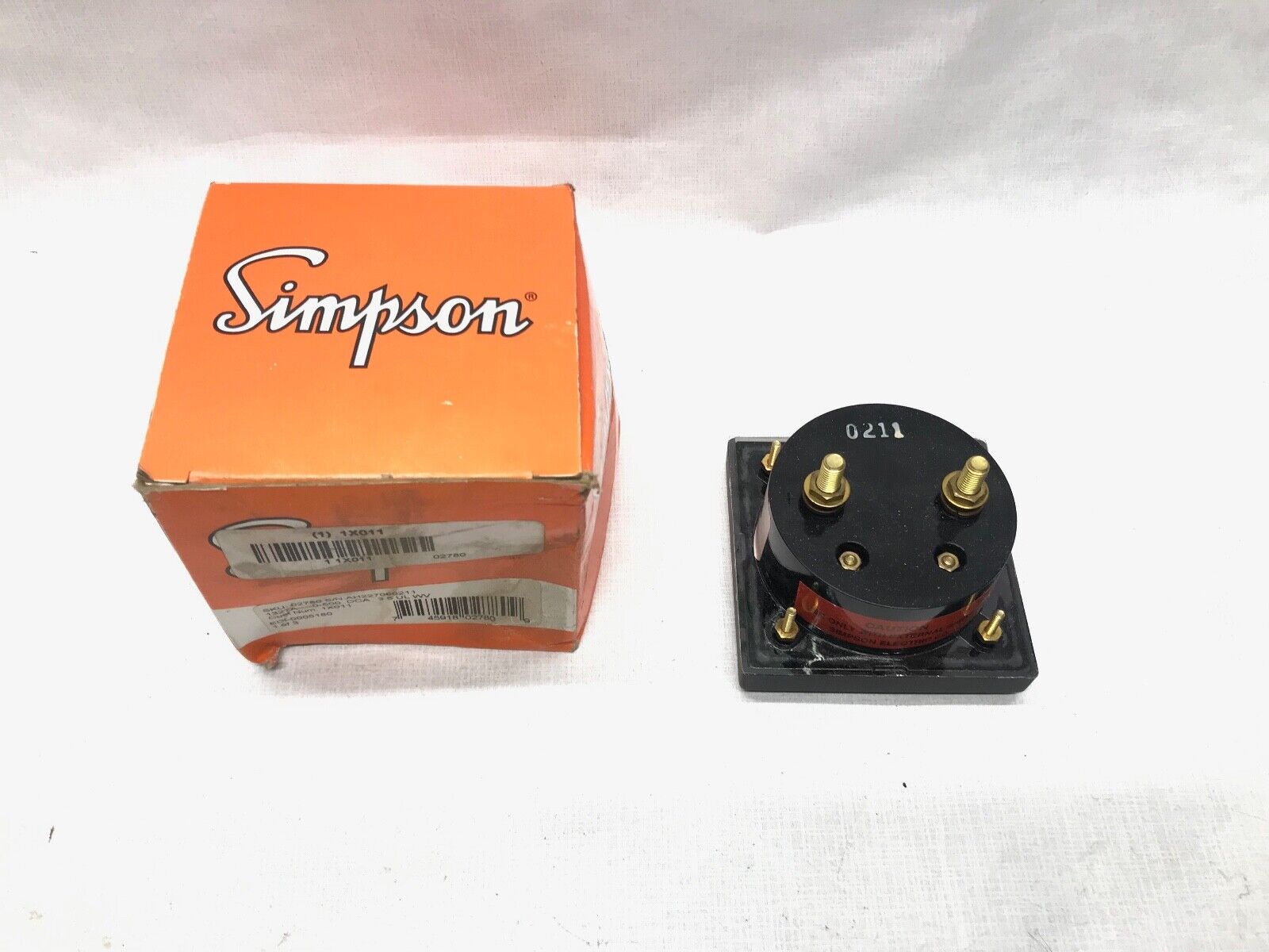 Analog Panel Meter DC Current SIMPSON 1X011 - HotCarParts