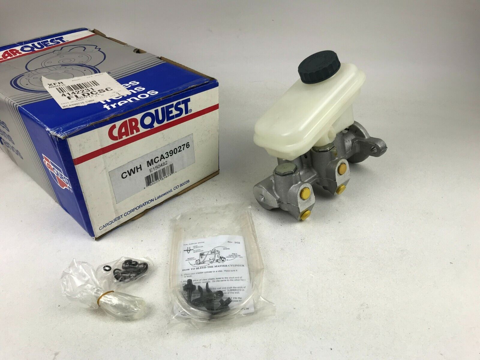 Brake Master Cylinder CARQUEST MCA390276 for Buick, Chevrolet, Pontiac, Oldsmobi - HotCarParts