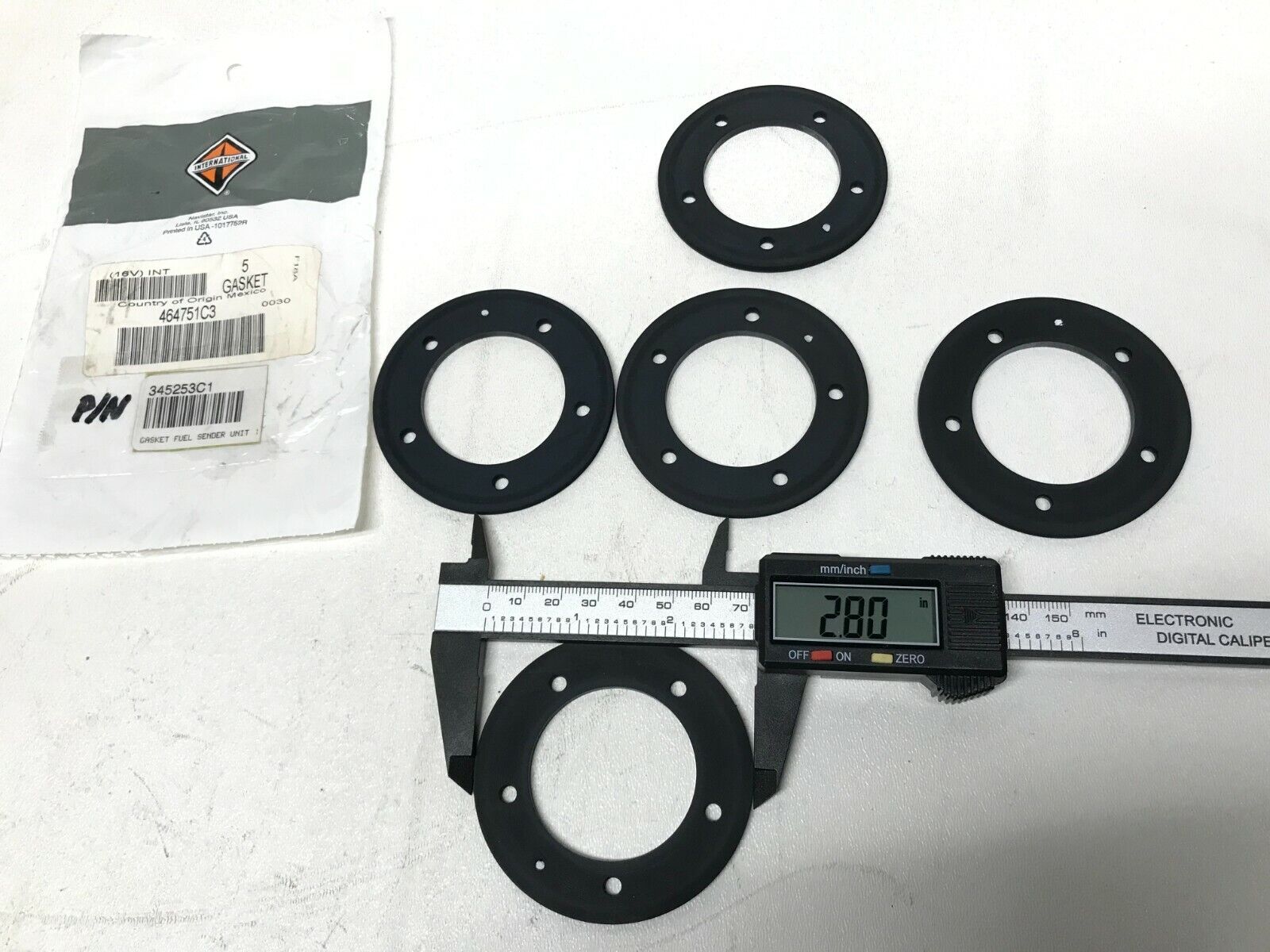 5 PCS. GENUINE OEM International 464751C3 Fuel Tank Sending Unit Gasket FAST SHI - HotCarParts