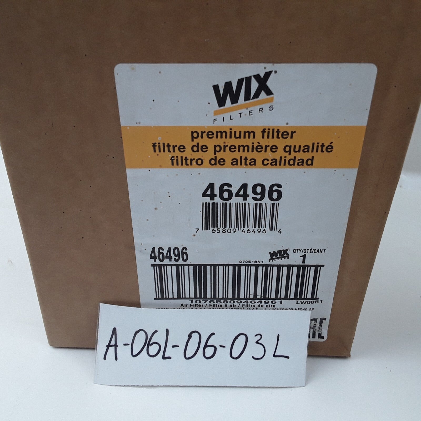 WIX 46496 Heavy Duty Spin-On Premium Air Filter