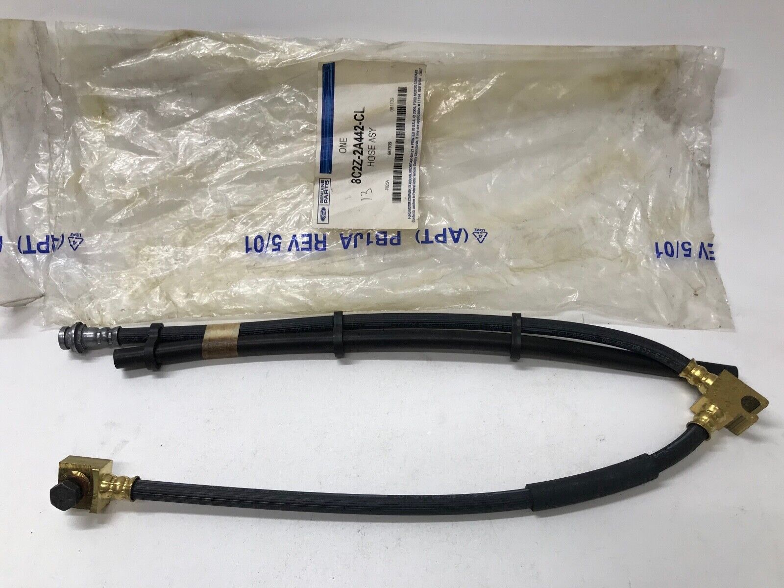 FORD OEM 08-14 E-350 Super Duty Rear Brake-Hydraulic Flex Hose 8C2Z-2A442-CL - HotCarParts