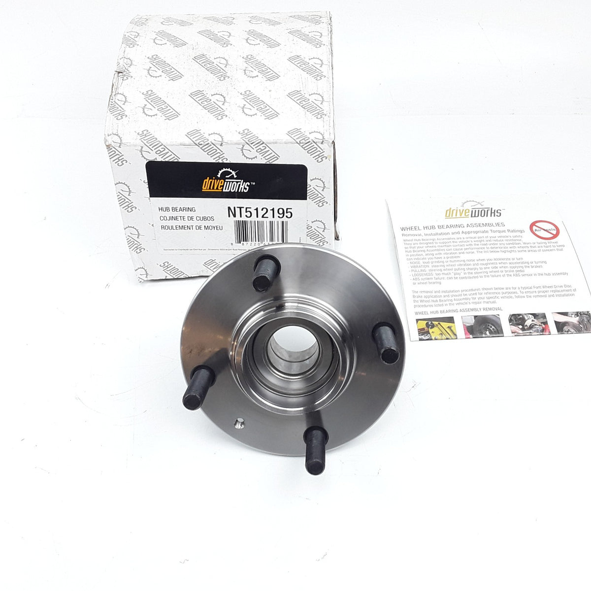 Rear Wheel Bearing and Hub Fits Kia Spectra5 Spectra Hyundai Elantra (2001-2009)