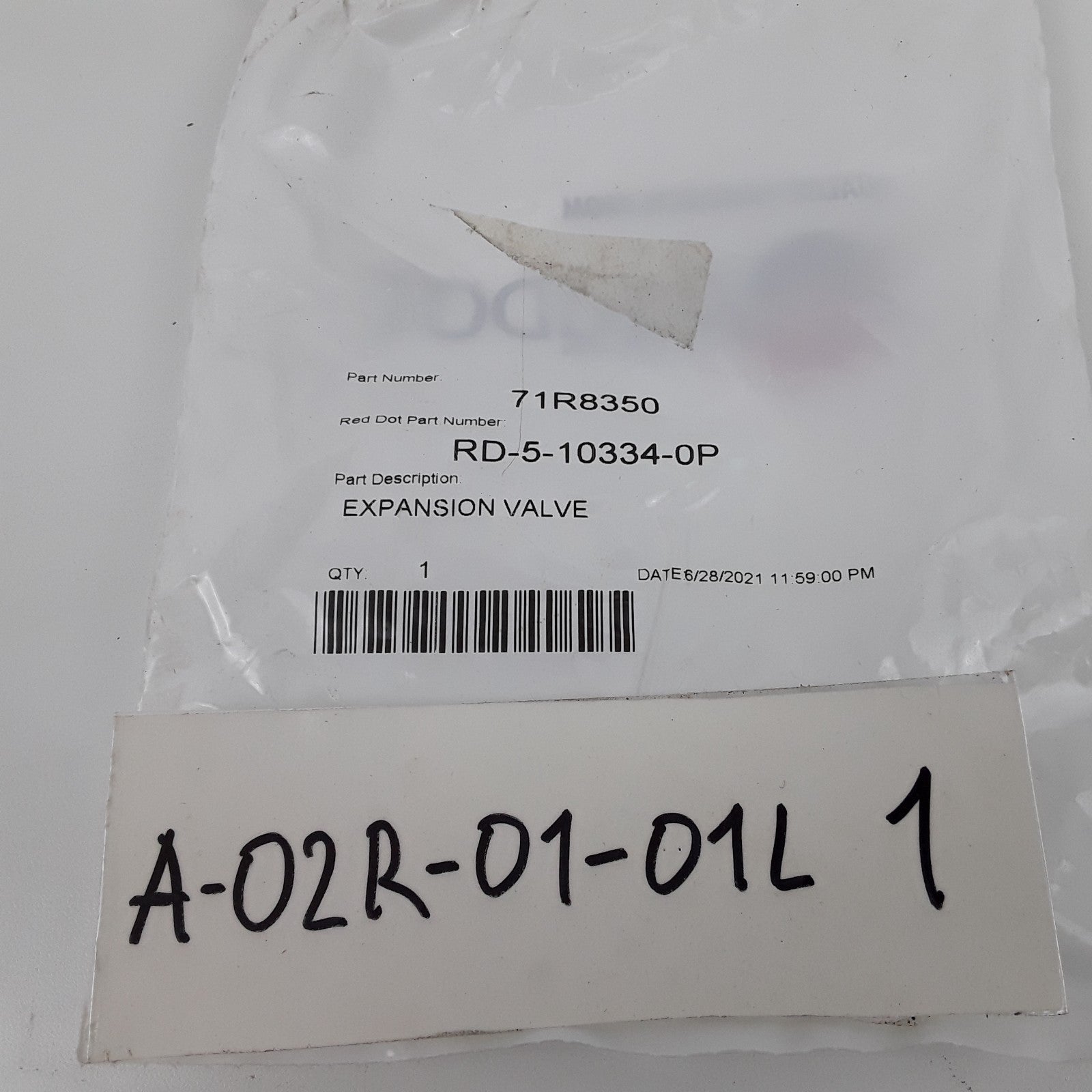 Red Dot 71R8350 Bulbless Block Expansion 50 PSIG at 75F Heavy Duty Performance