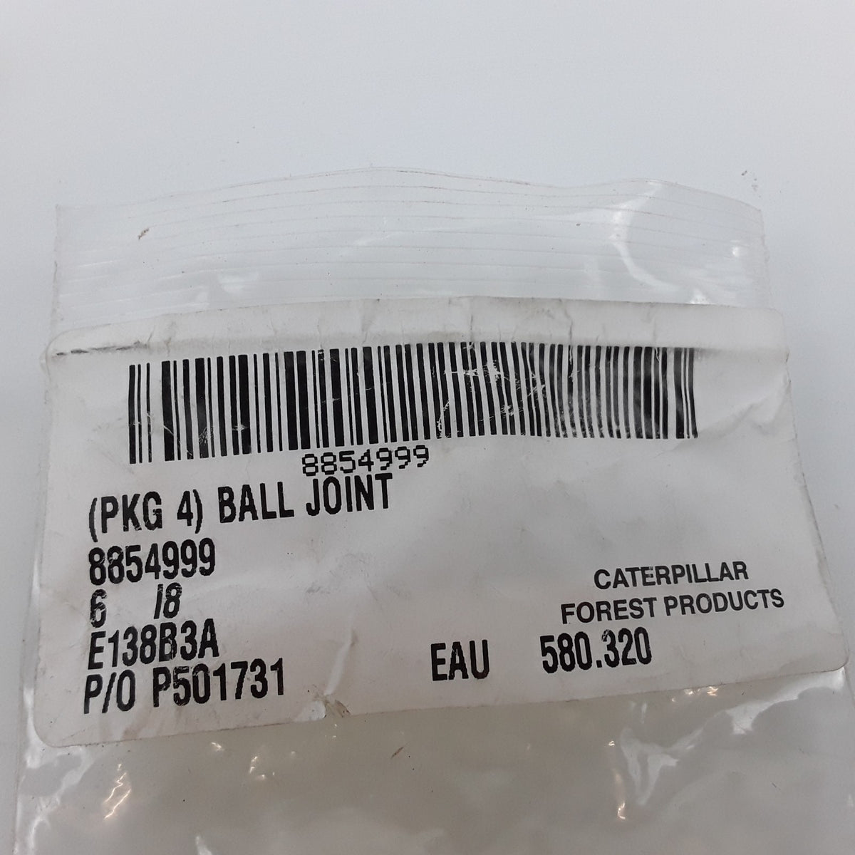 Shift Linkage Ball Joints Fits Caterpillar Forest Products Set of 4pcs 8854999