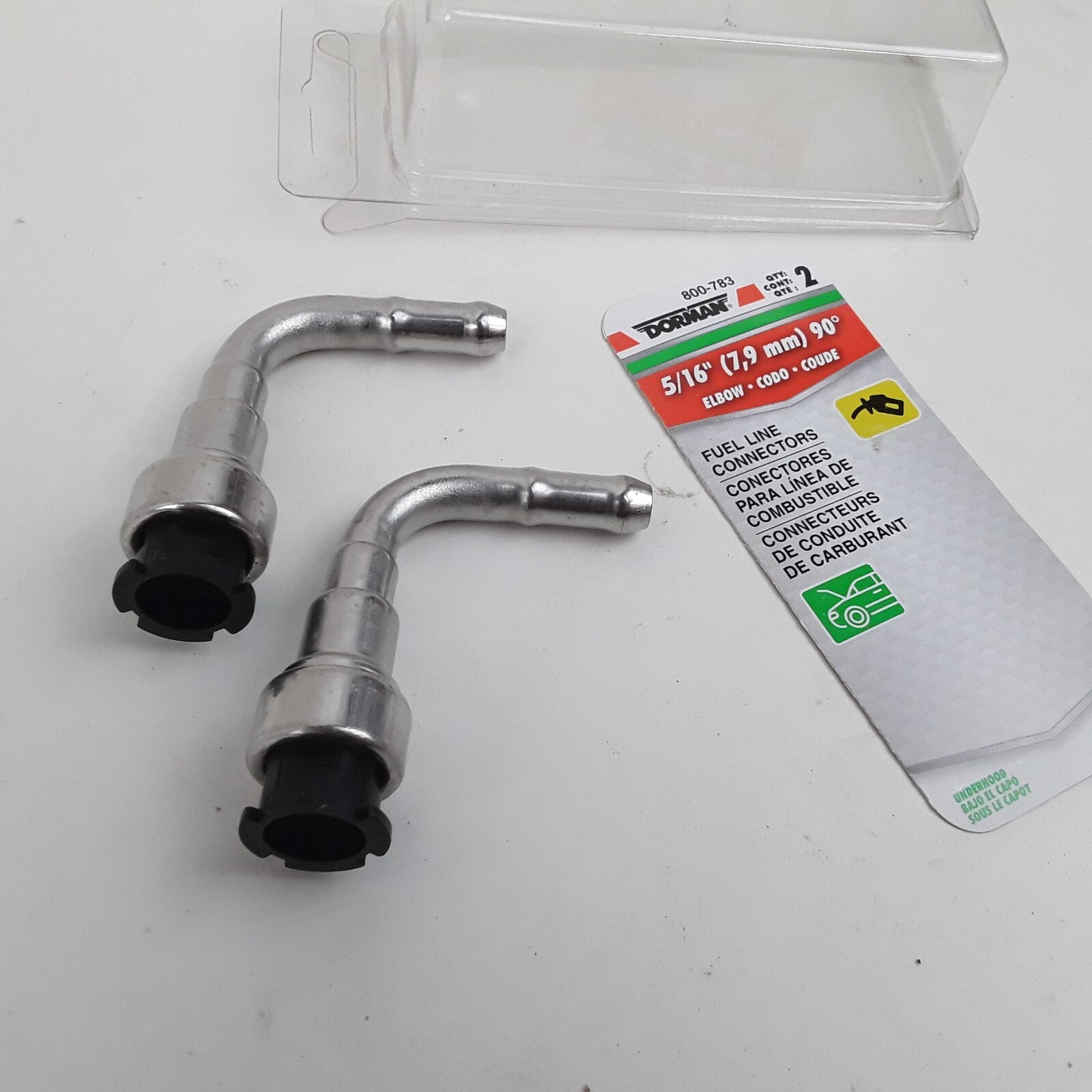 Dorman 800-783 - 5/16 In. Fuel Line Connector, Elbow 90 To 5/16 In. Barbed