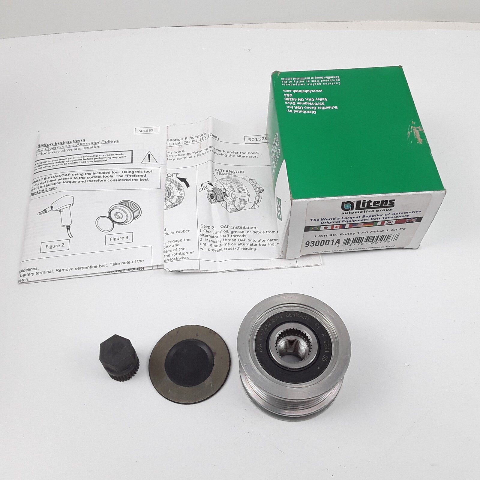 Alternator Clutch Pulley Litens 930001A Fits Mercedes E300 3.0L-L6 1996-1997
