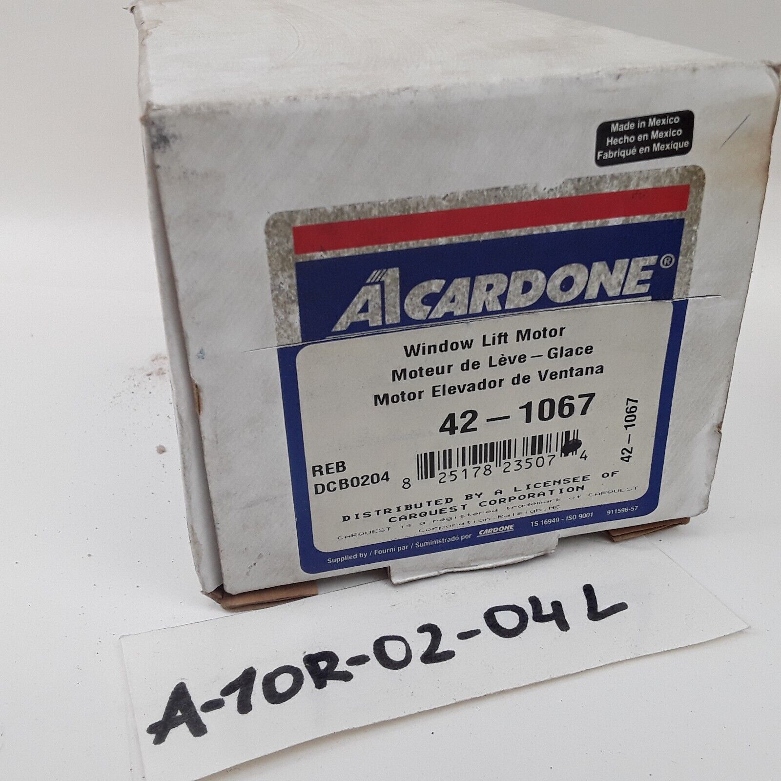 Cardone 42-1067 Rear Right Power Window Motor Reman For Chevrolet Tahoe 2003-06