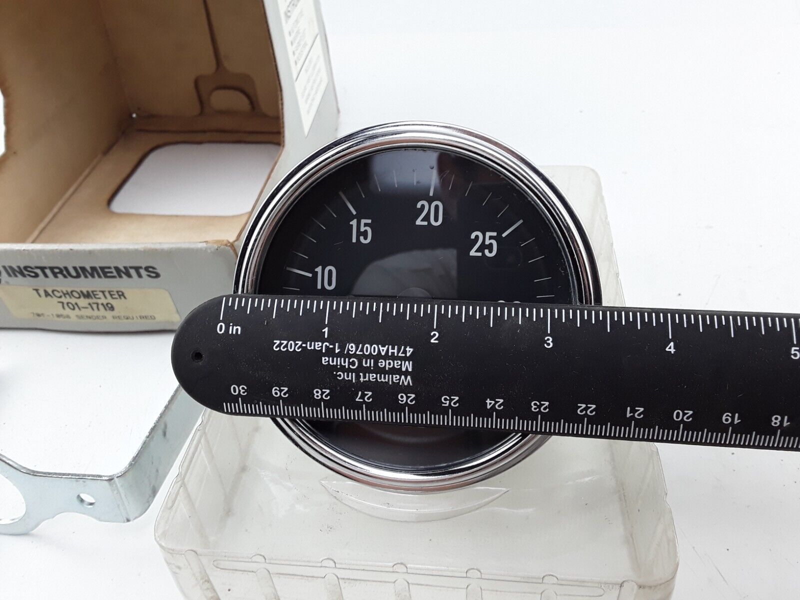 Truck Mechanicial Tachometer Gauge Napa 5/8-18 male thread 1/2crankshaft speed - HotCarParts