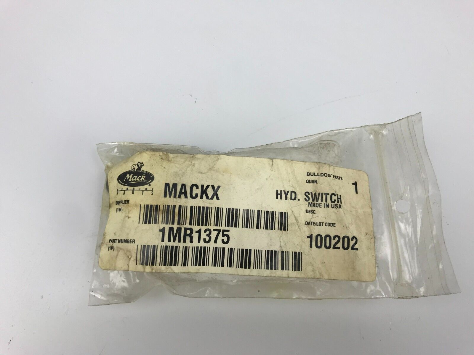 GENUINE OEM Mack Trucks 1MR1375 Hydraulic Switch 25160310 / 3070315 MSW-5399 - HotCarParts