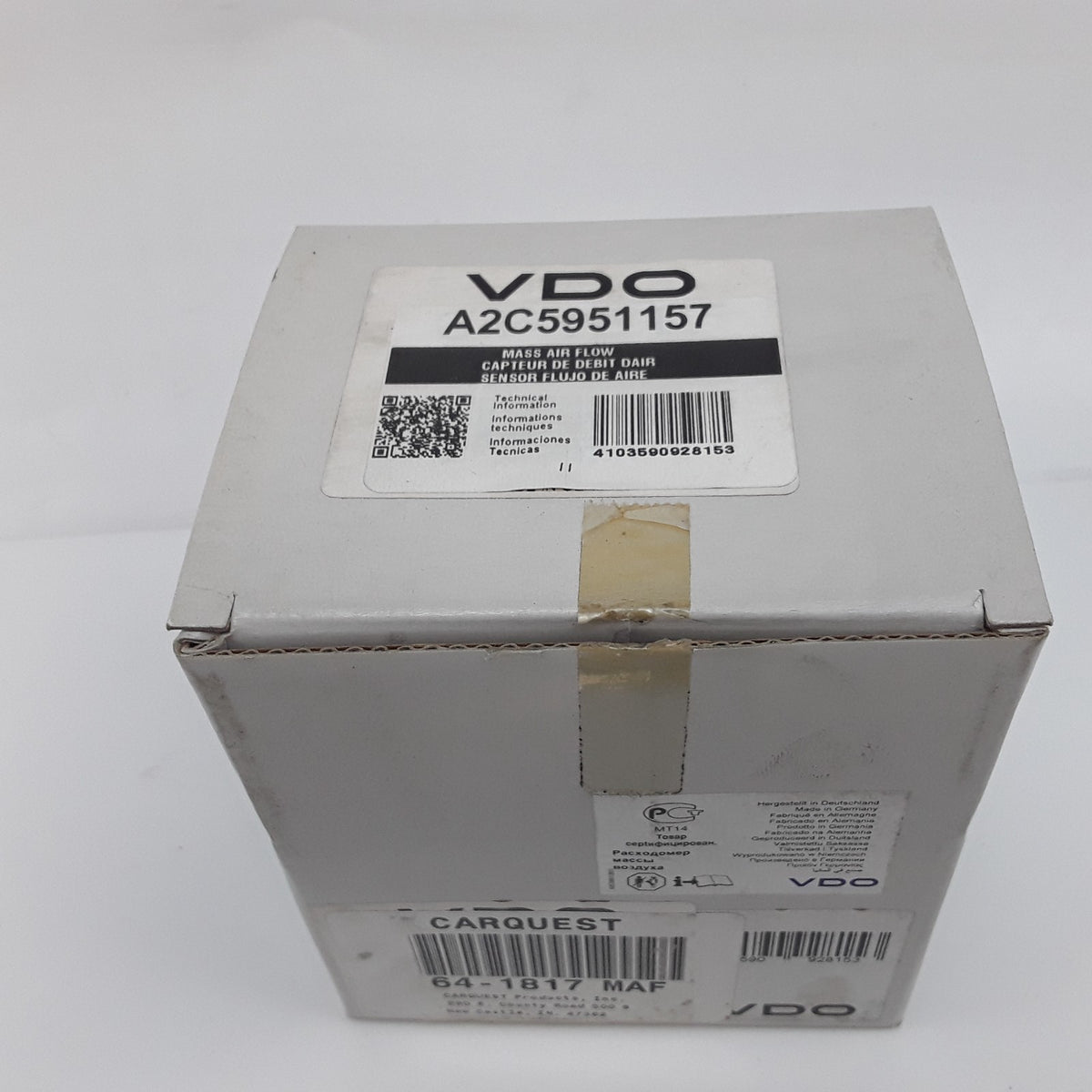 VDO A2C59511576 Mass Airflow Sensor Fits BMW X3 325Ci 325i Z4 (2003 2004-2006)