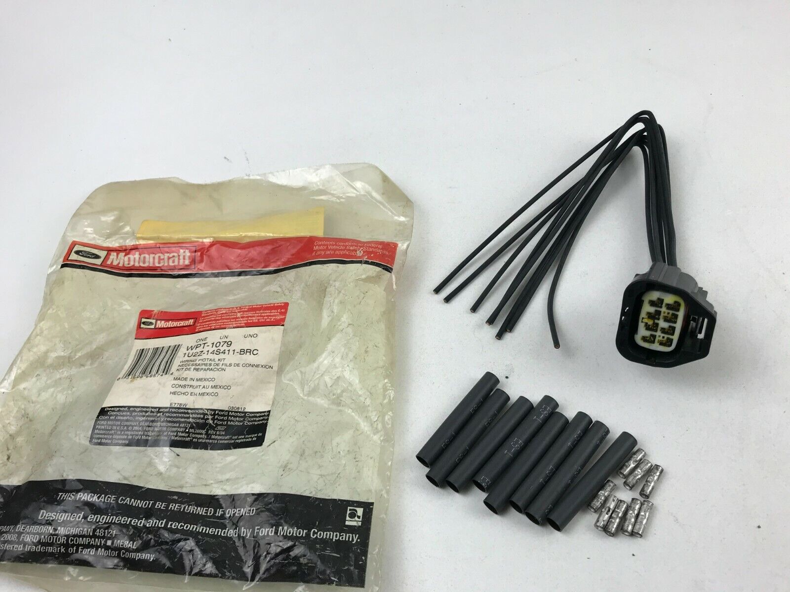 Motorcraft WPT-1079 1U2Z-14S411-BRC Wiring Pigtail Kit Connector Plug FAST SHIPP - HotCarParts