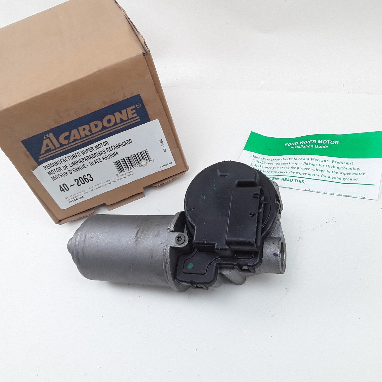 Cardone 40-2063 Front Windshield Wiper Motor Fits Lincoln LS 2003